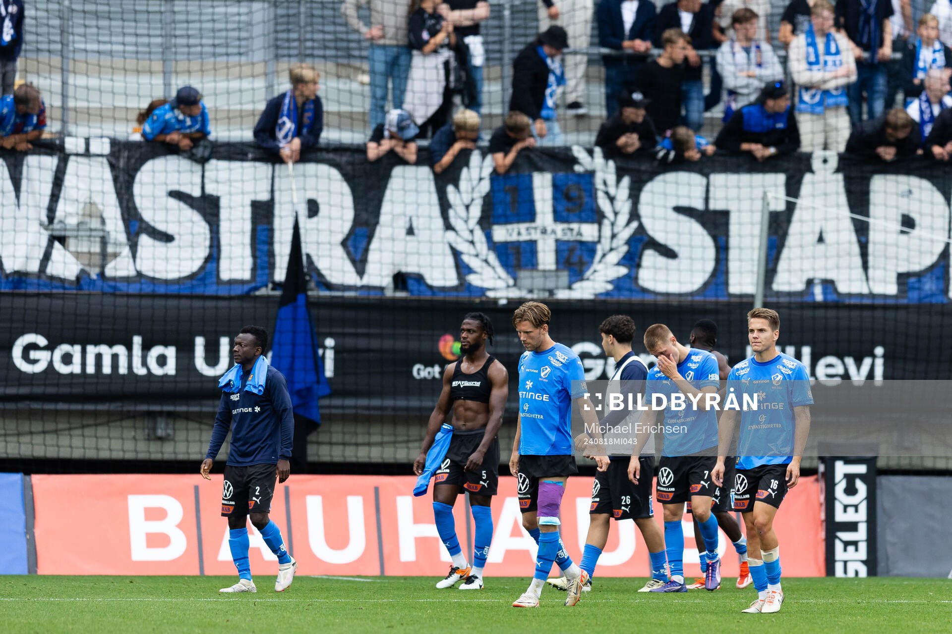 Halmstads spelare deppar