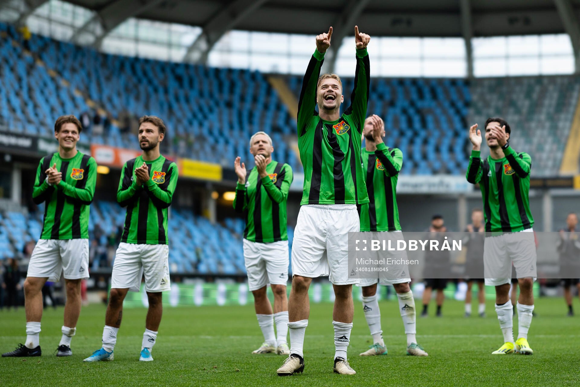GAIS Alexander Ahl Holmström jublar