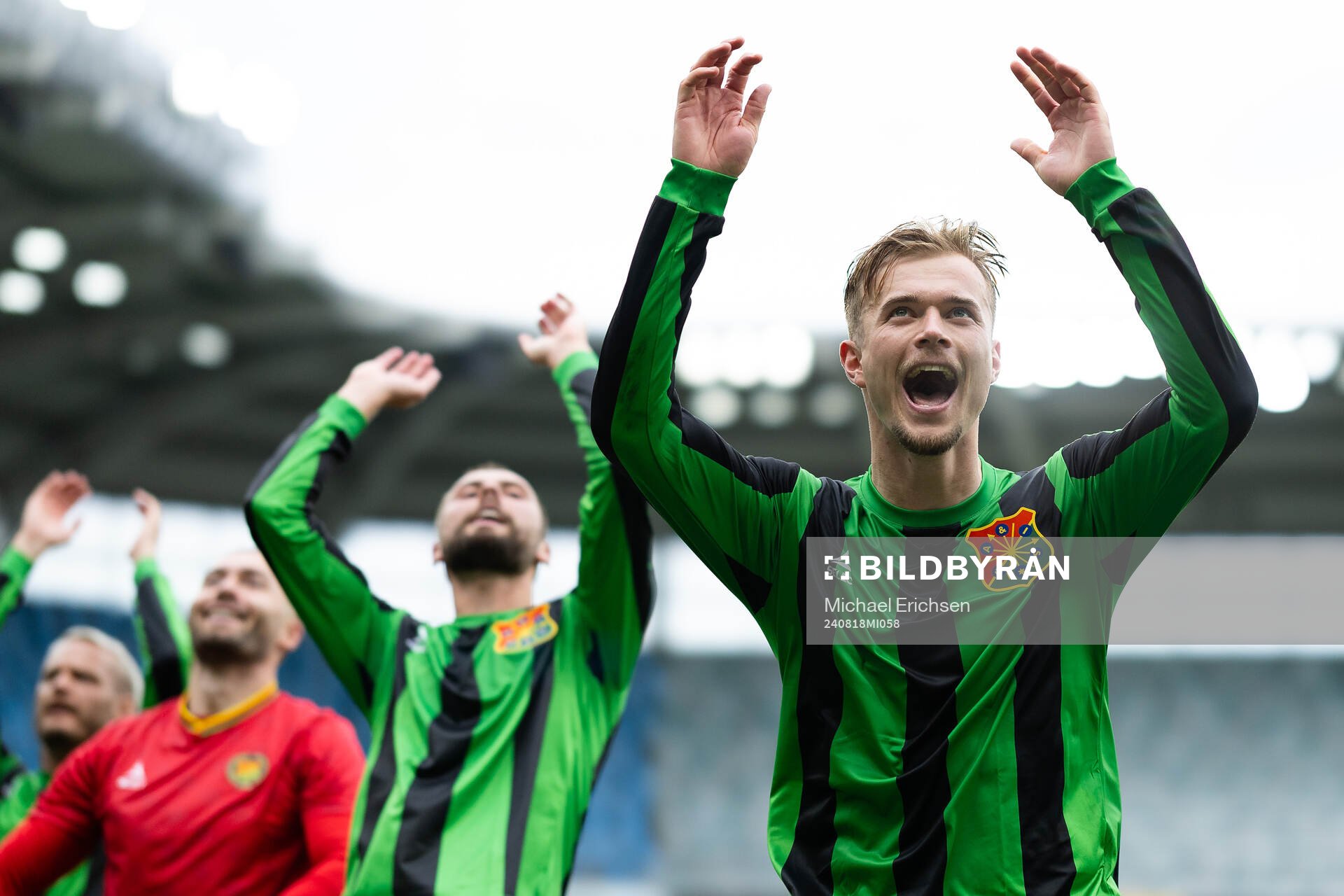 GAIS Alexander Ahl Holmström jublar