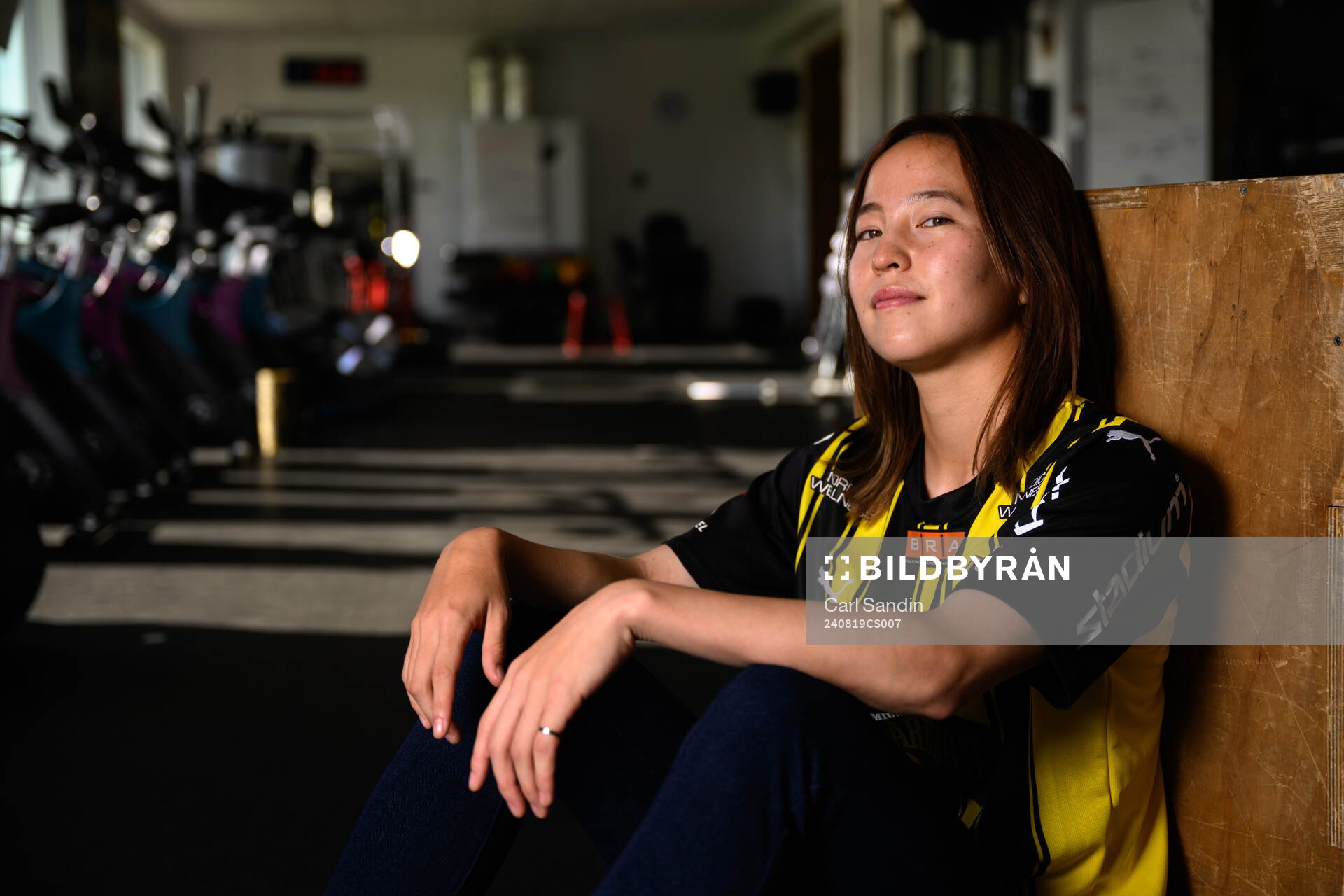 Häckens nyförvärv Hikaru Kitagawa poserar för ett porträtt den 19 augusti 2024 i Göteborg. 