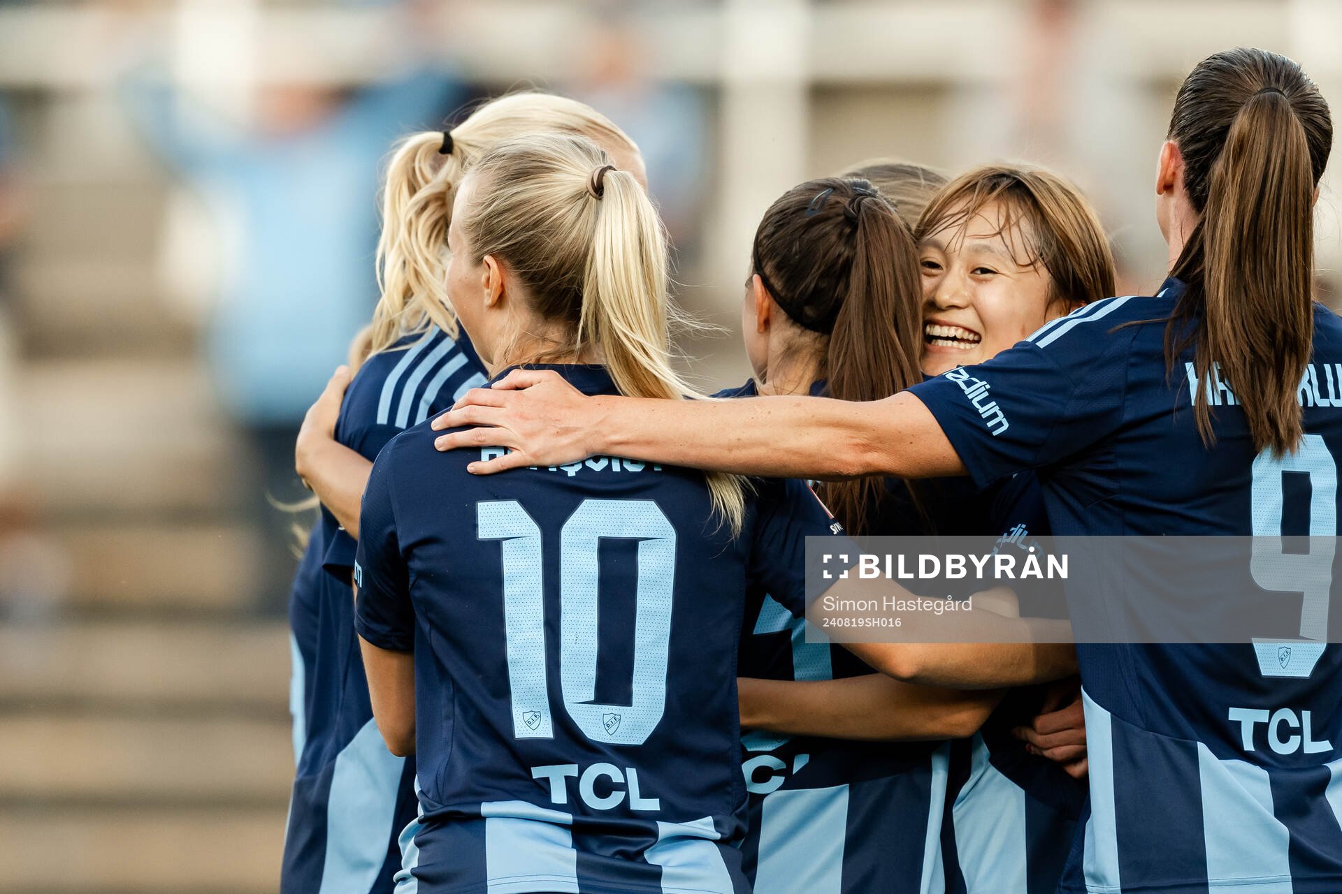 Djurgårdens Shinomi Koyama jublar
