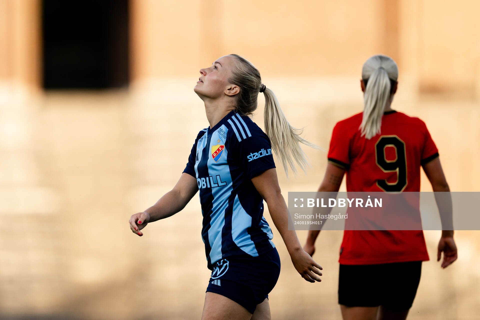 Djurgårdens Tove Almqvist deppar