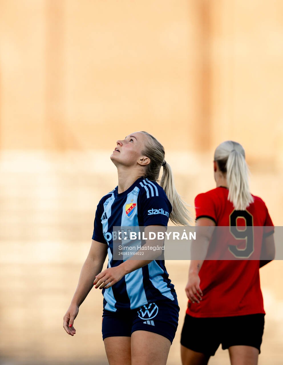 Djurgårdens Tove Almqvist deppar