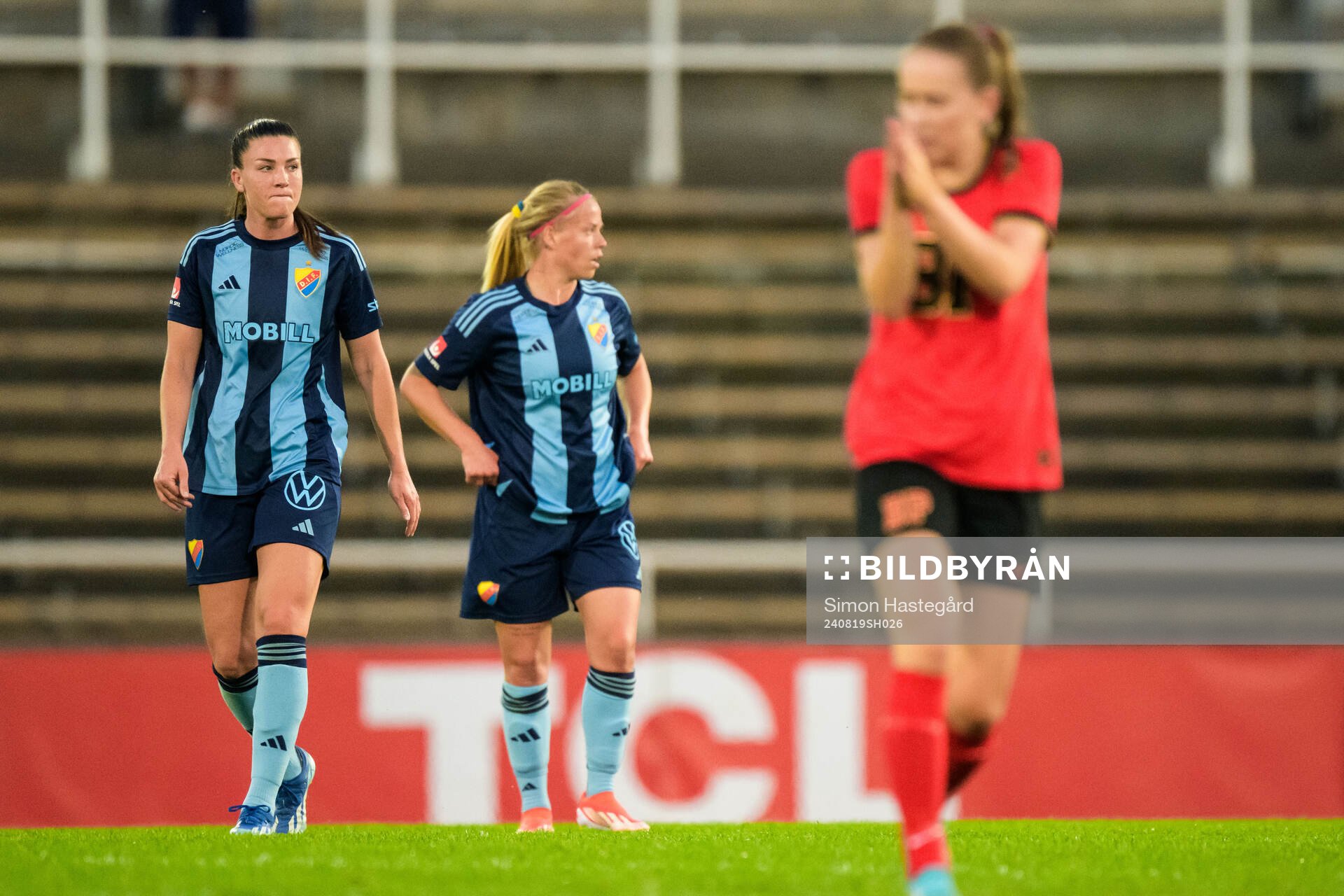 Djurgårdens Pauline Hammarlund deppar