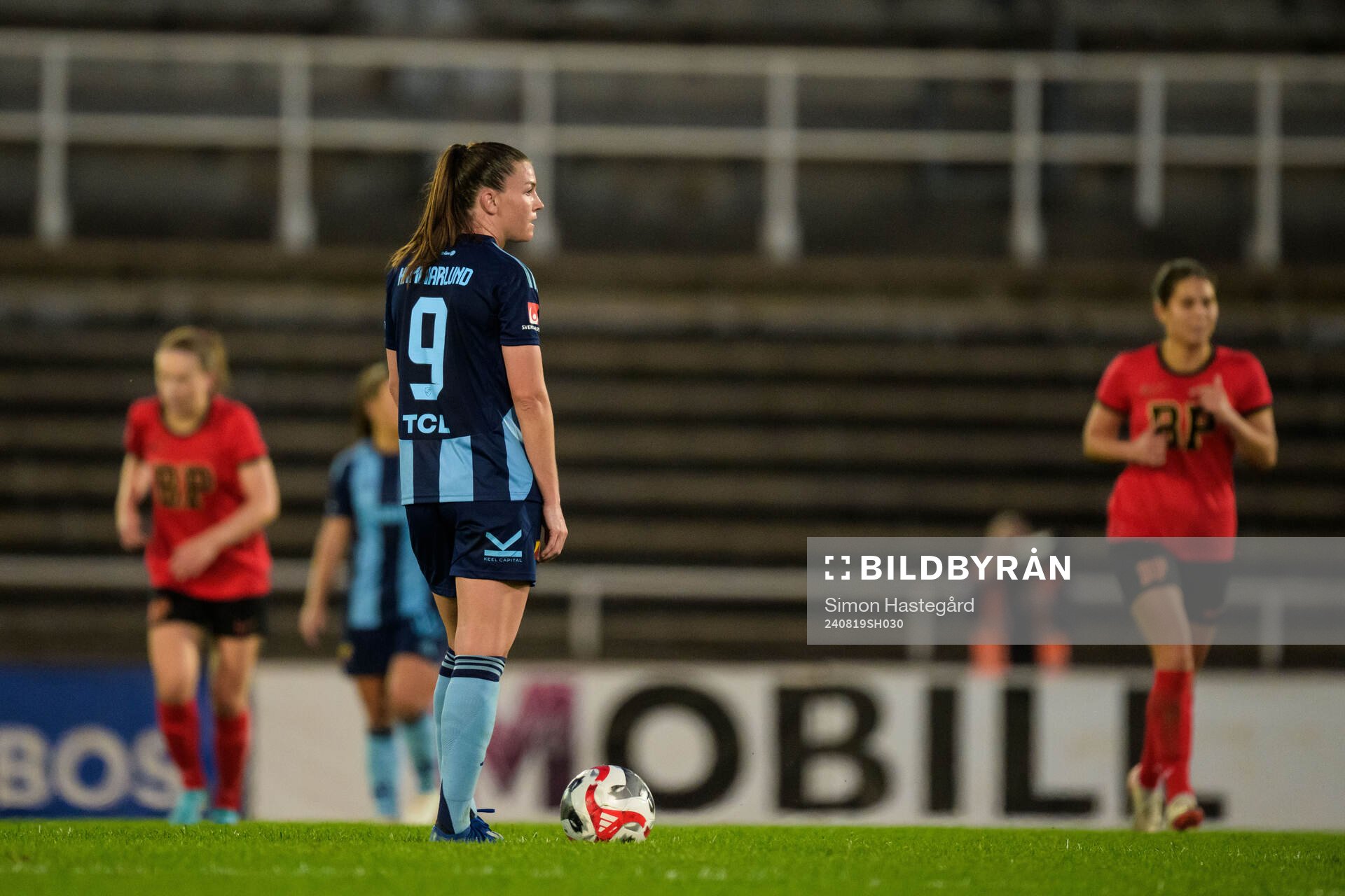 Djurgårdens Mimmi Larsson deppar