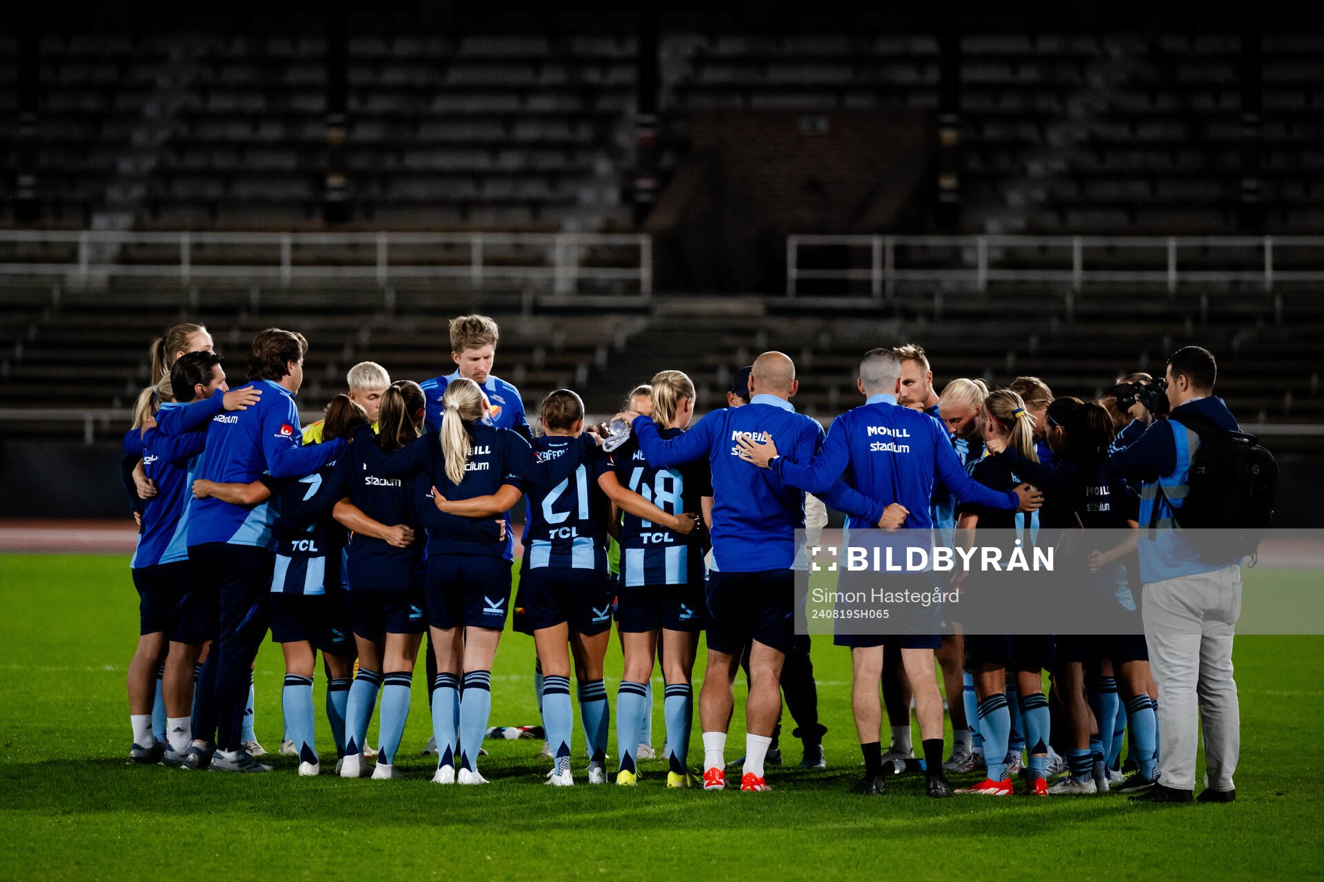 Djurgårdens spelare deppar