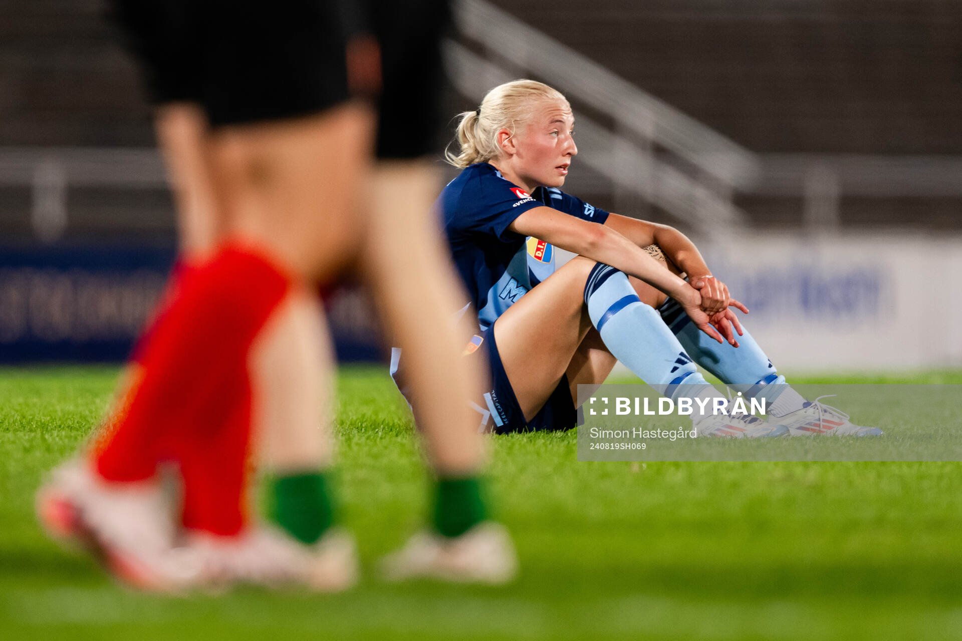 Djurgårdens Stinalisa Johansson deppar