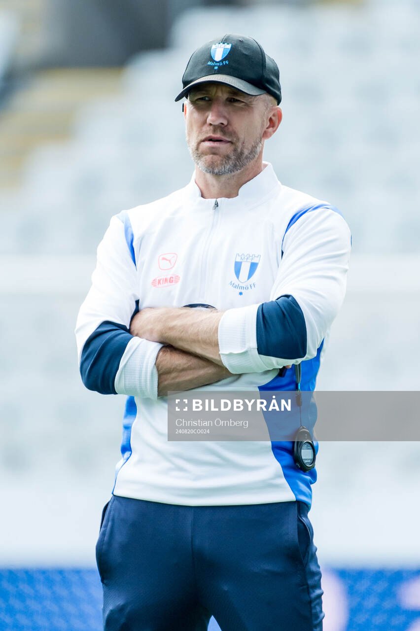 Head coach Henrik Rydström of Malmö FF