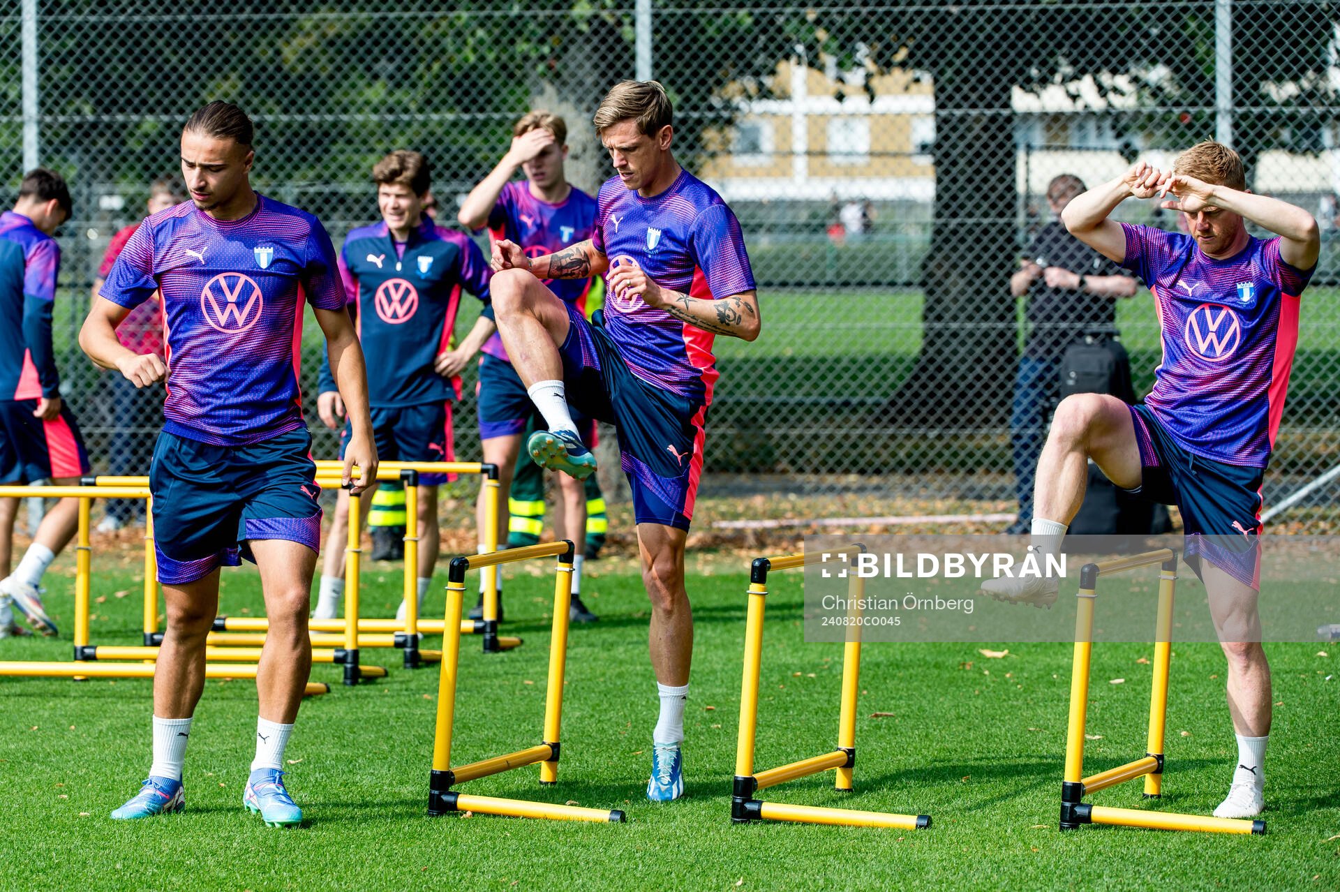 Elison Makolli, Søren Rieks and Anders Christiansen of