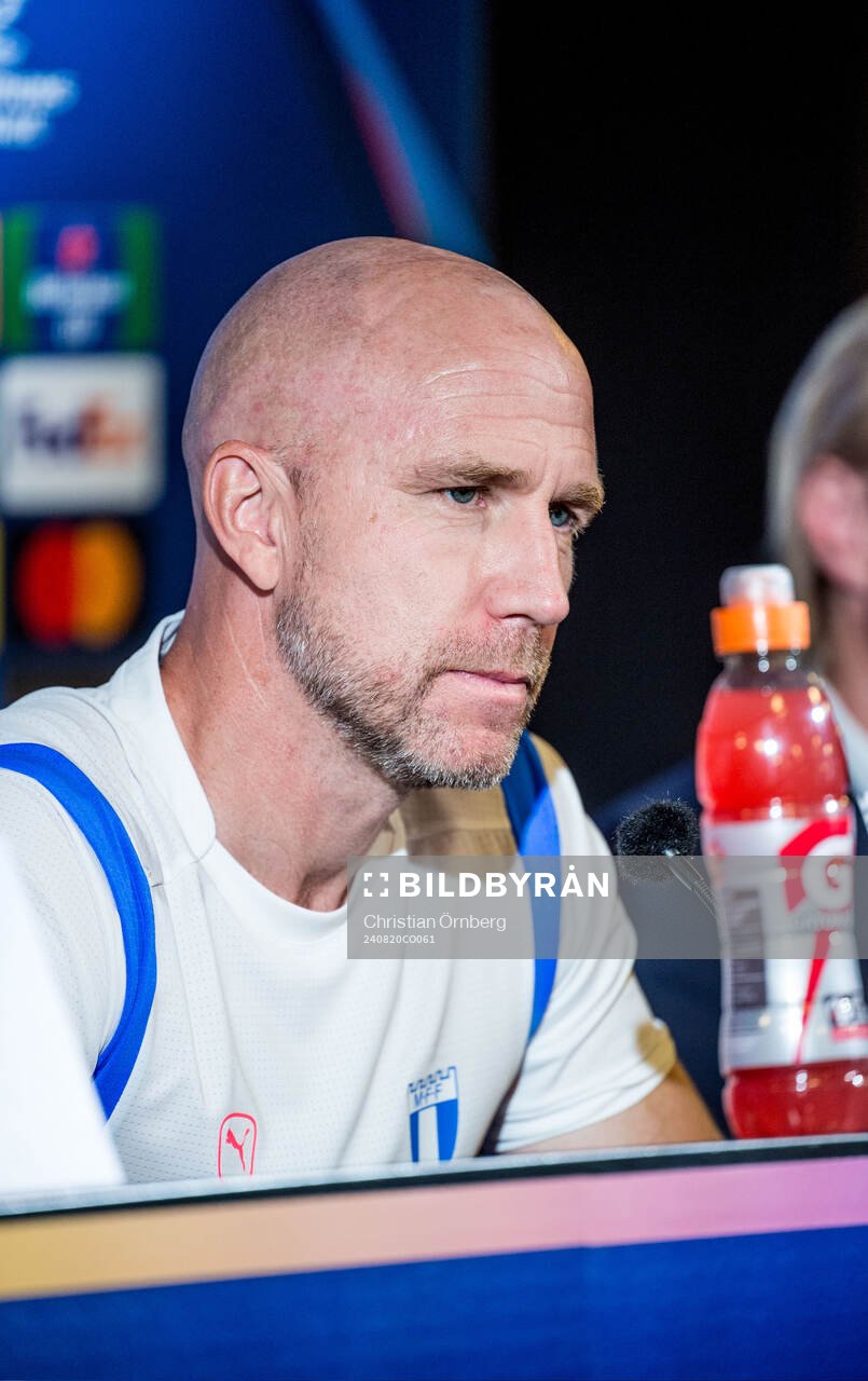 Head coach Henrik Rydström of Malmö FF