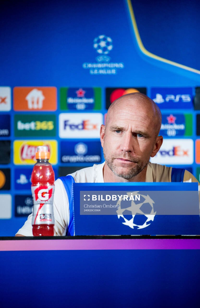 Head coach Henrik Rydström of Malmö FF