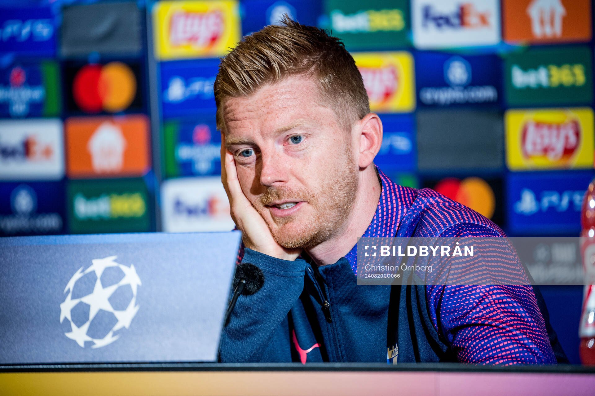 Anders Christiansen of Malmö FF looks dejected