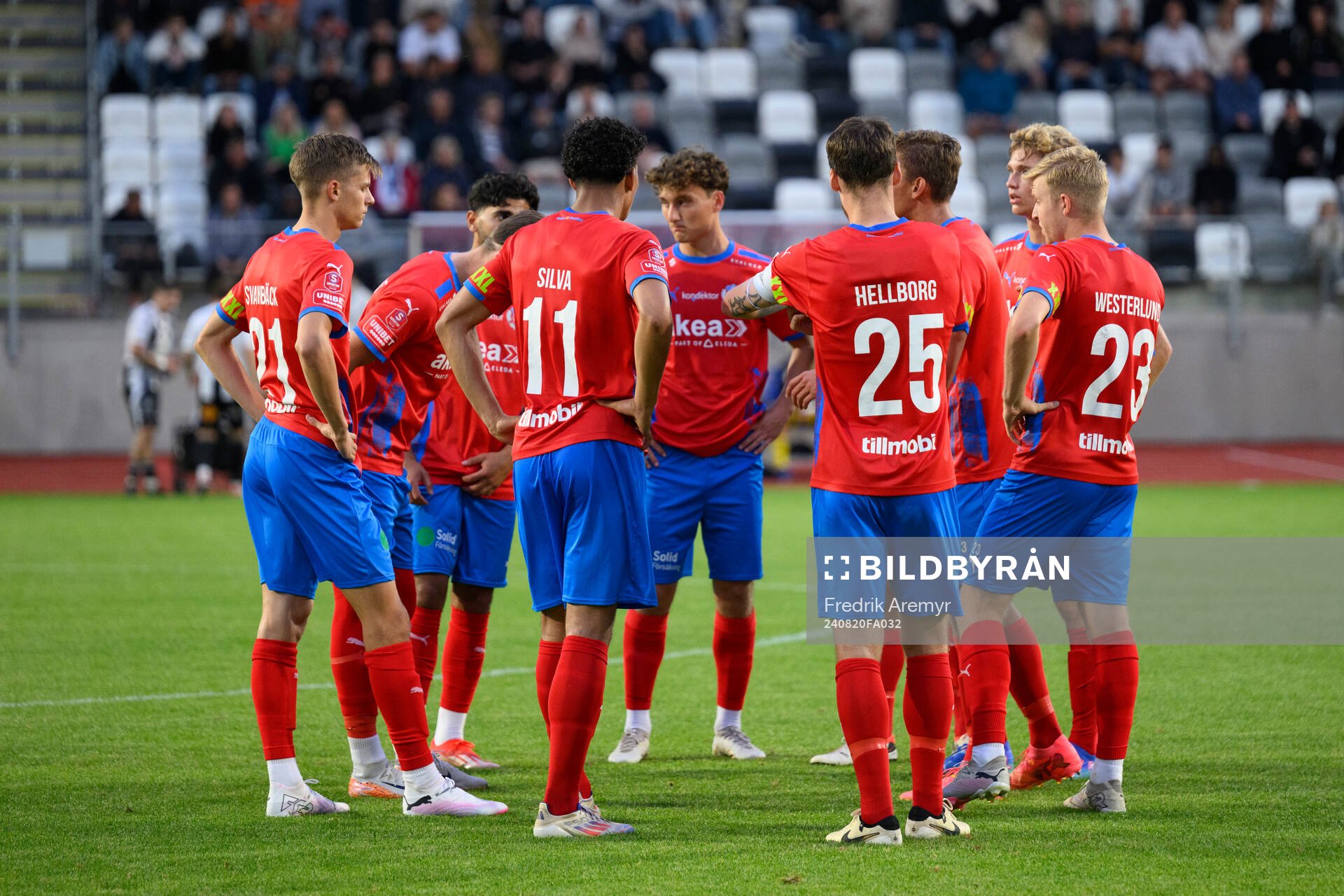 Helsingborgs spelare samlas