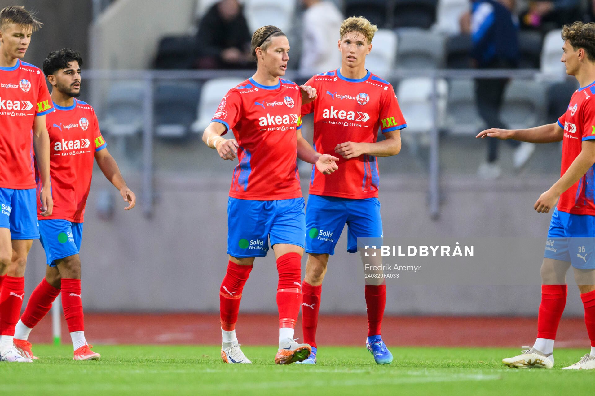 Helsingborgs Taylor Silverholt jublar