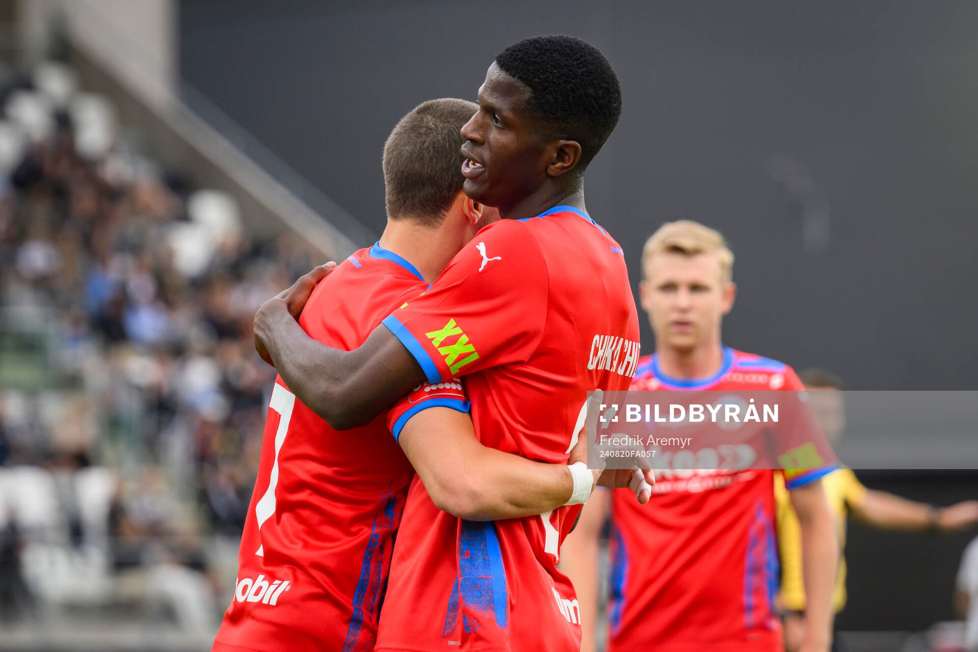 Helsingborgs målskytt Chisomnazu Chika Chidi jublar