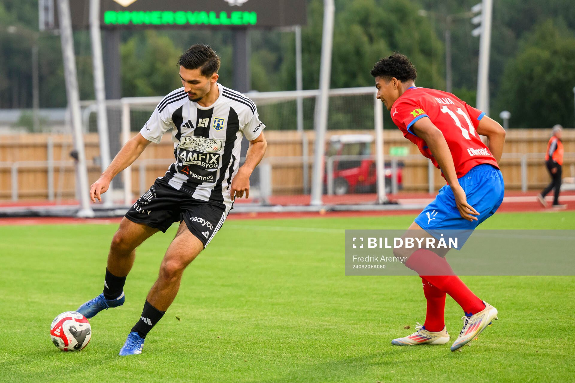 Herrestads Mohammed Hossein Omar och Helsingborgs Milan