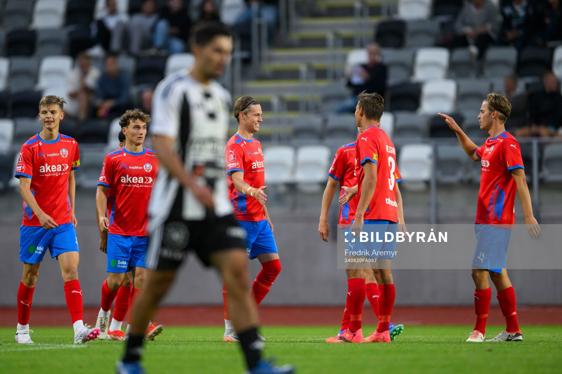 Helsingborgs spelare jublar