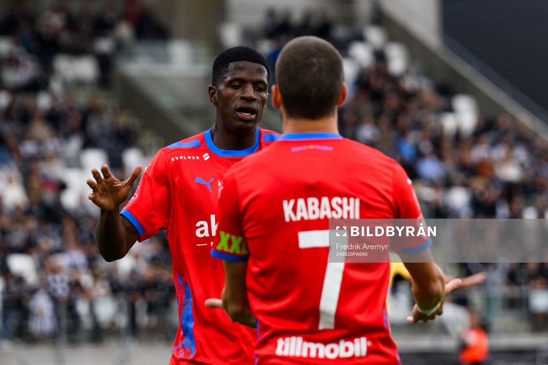 Helsingborgs Chisomnazu Chika Chidi och Arian Kabashi