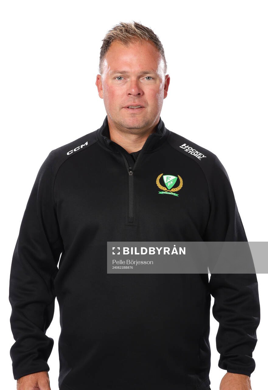 Färjestads Lagledare Joakim Andersson