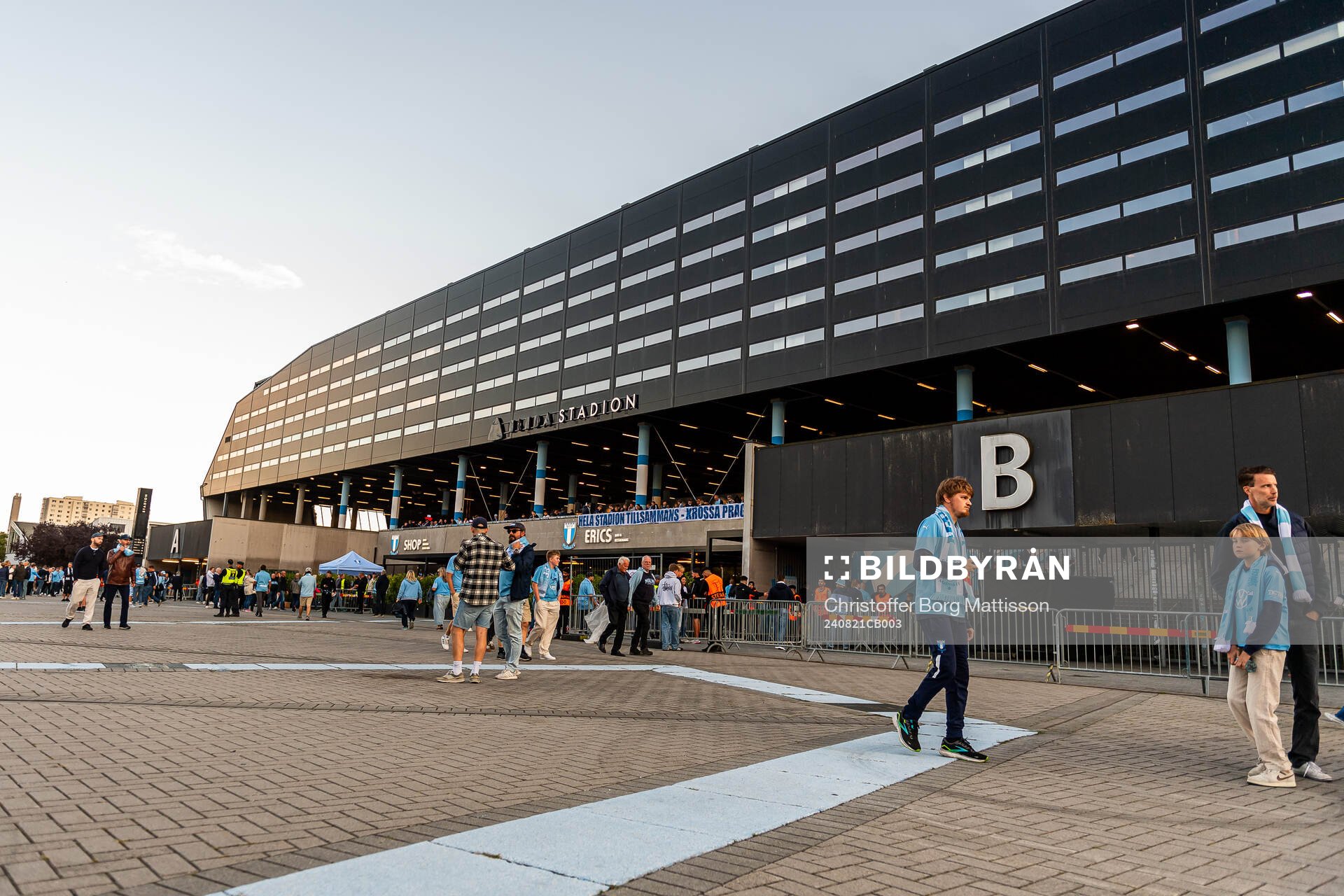 General exterior view of Malmö New Stadium