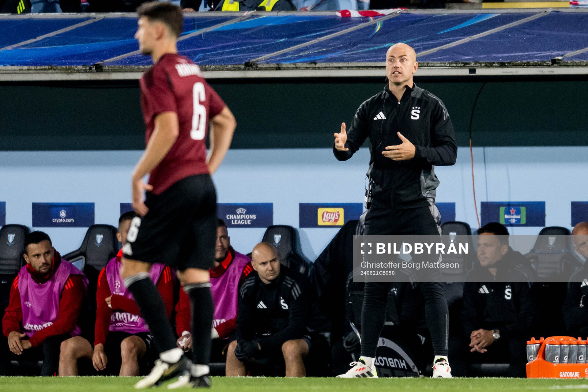 Assistant coach Jens Askou of Sparta Prag