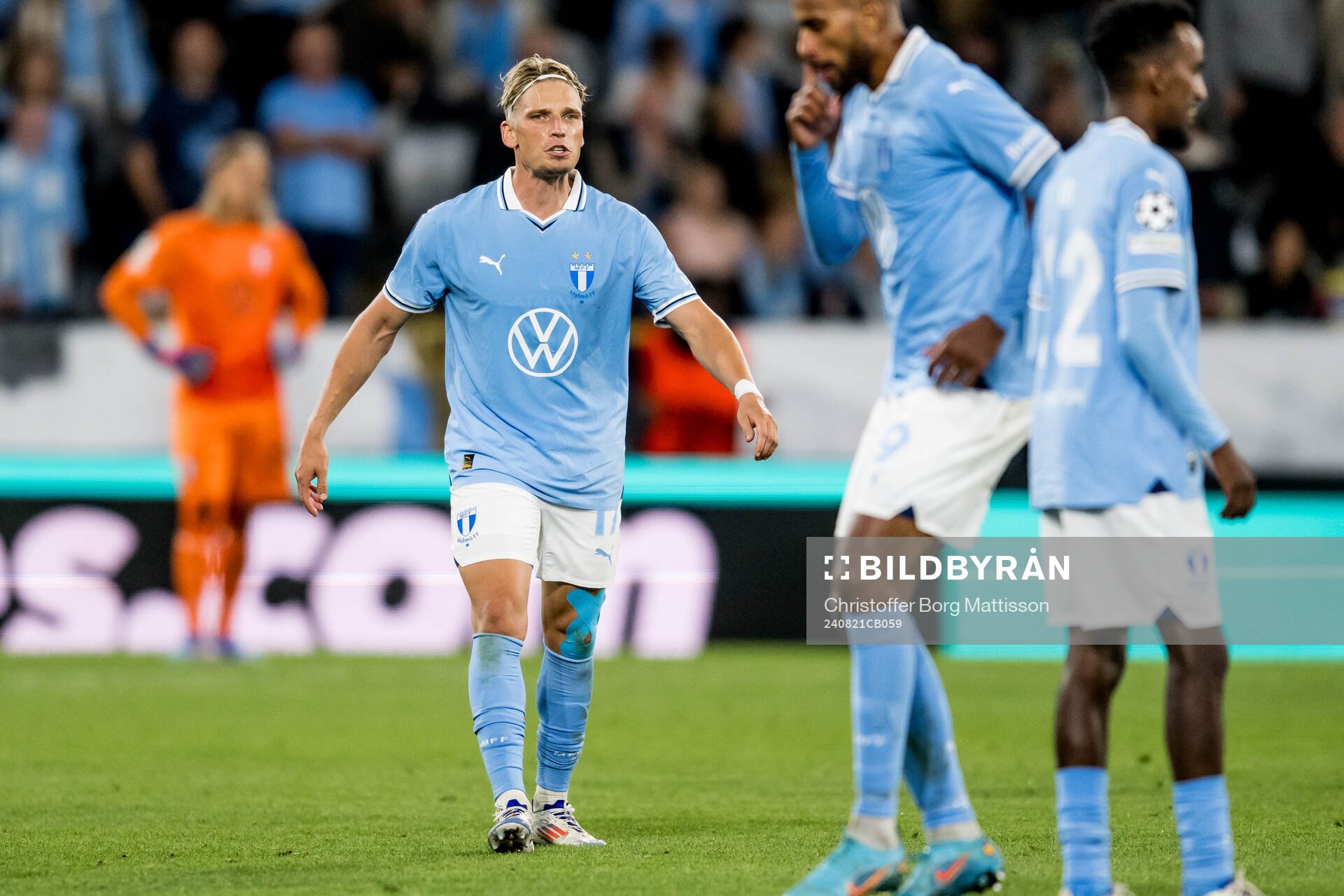 Jens Stryger of Malmö FF looks dejected