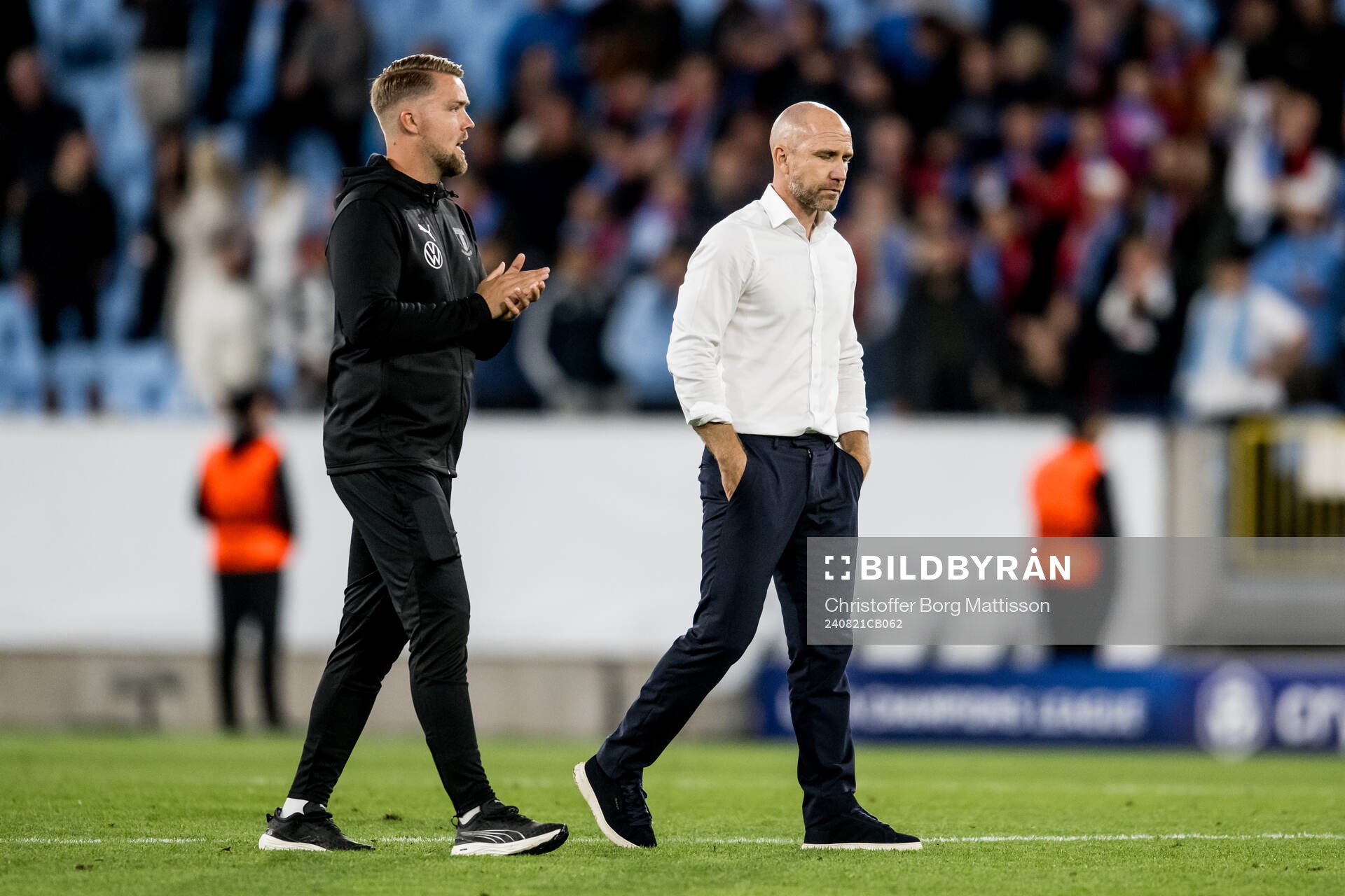 Assistant coach Theodor Olsson and Head coach Henrik