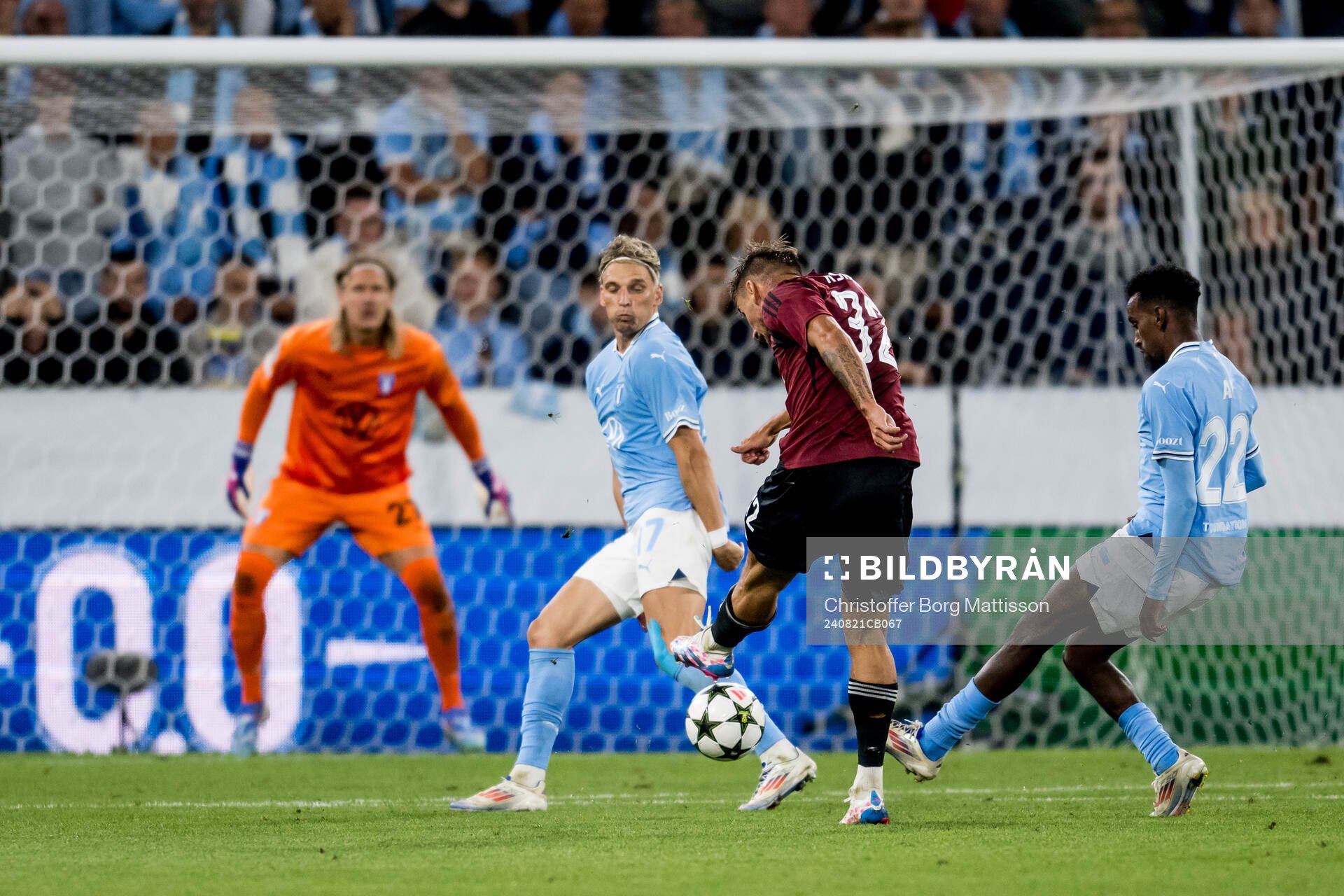 Matej Rynes of Sparta Prag scores the 0-2 goal