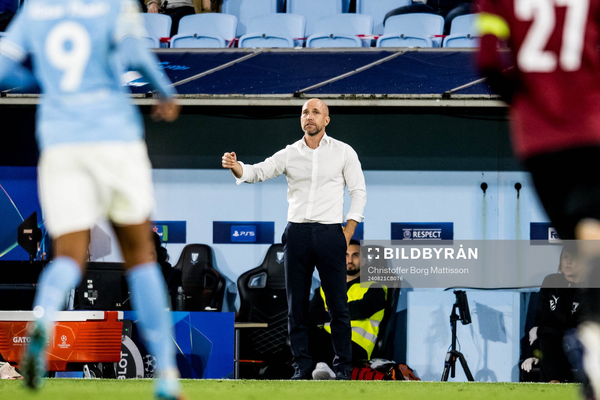 Head coach Henrik Rydström of Malmö FF
