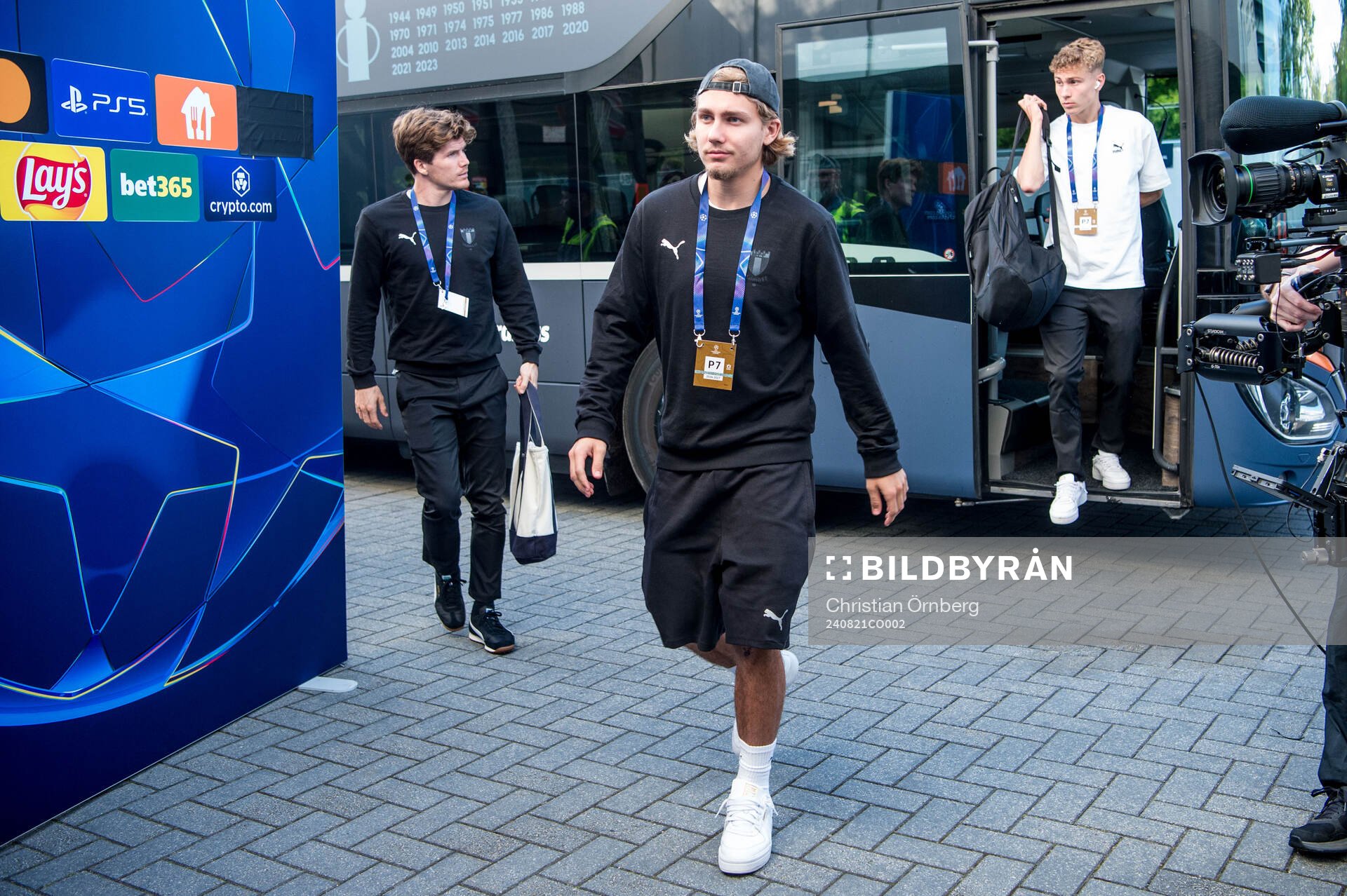Sebastian Nanasi of Malmö FF arrives