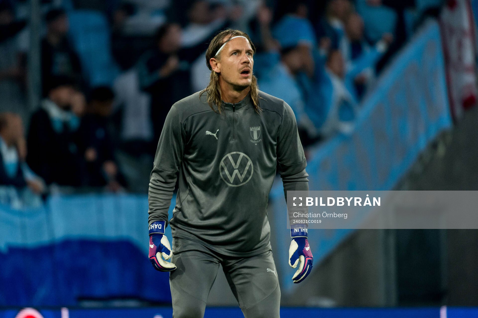 Goalkeeper Johan Dahlin of Malmö FF