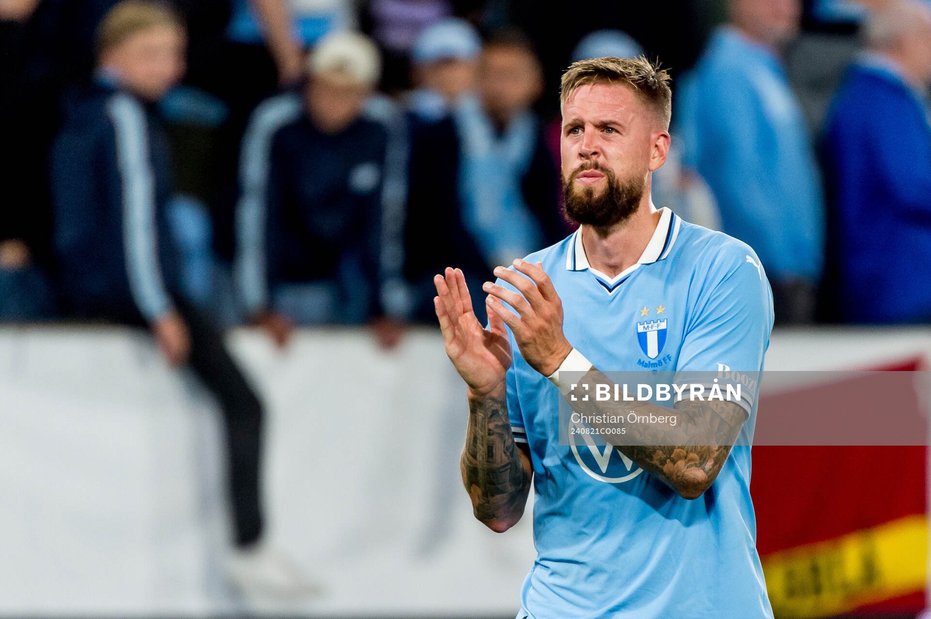 Pontus Jansson of Malmö FF looks dejected