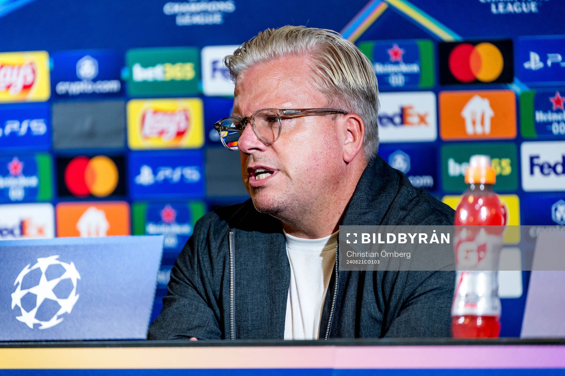 Head coach Lars Friis of Sparta Prag