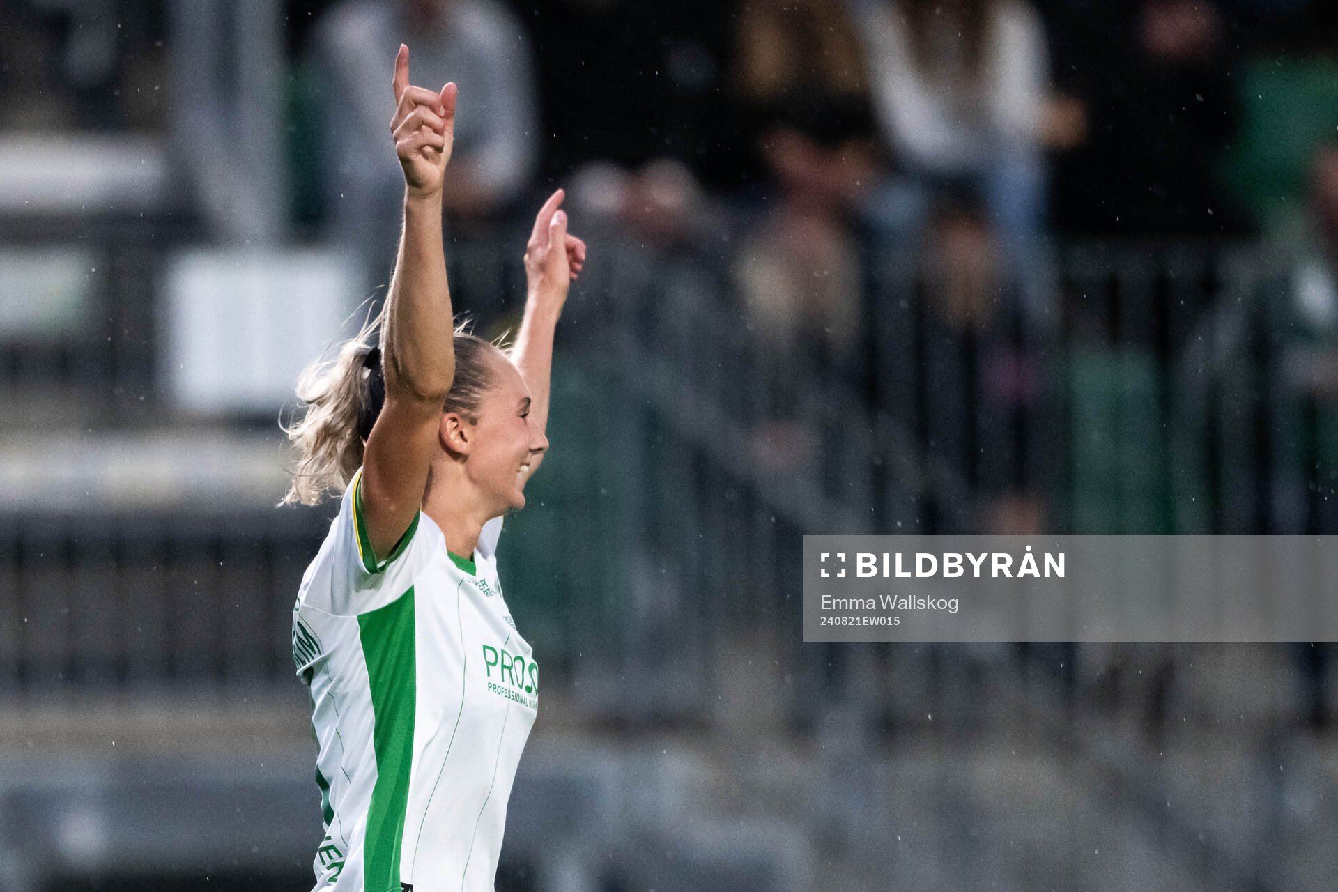 Hammarbys Ellen Wangerheim jublar