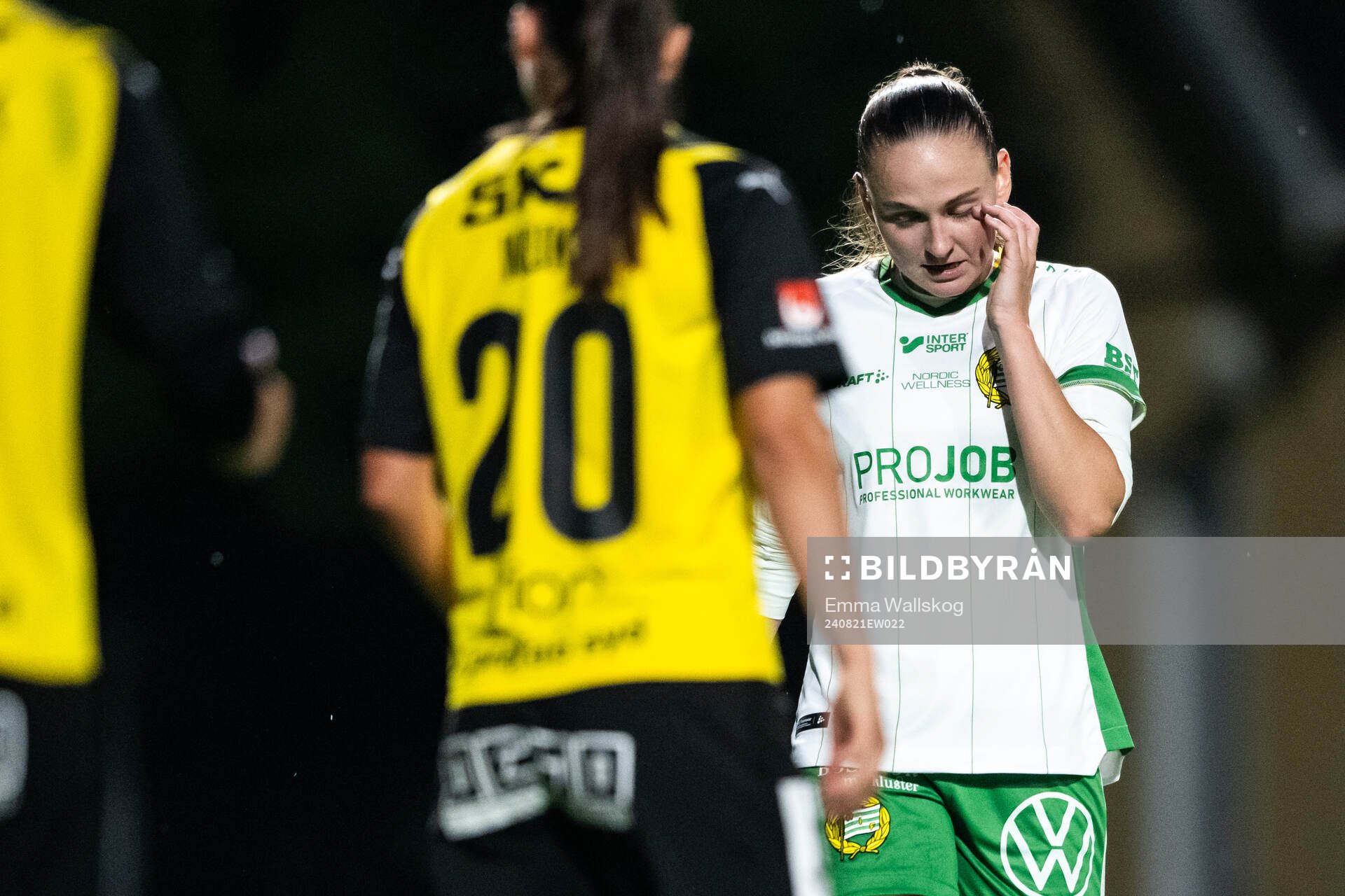 Hammarbys Vilde Hasund deppar