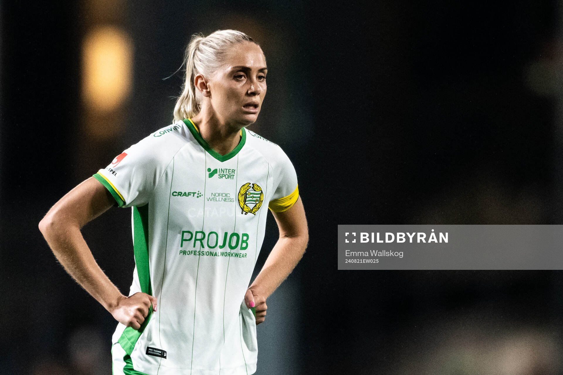 Hammarbys Alice Carlsson deppar