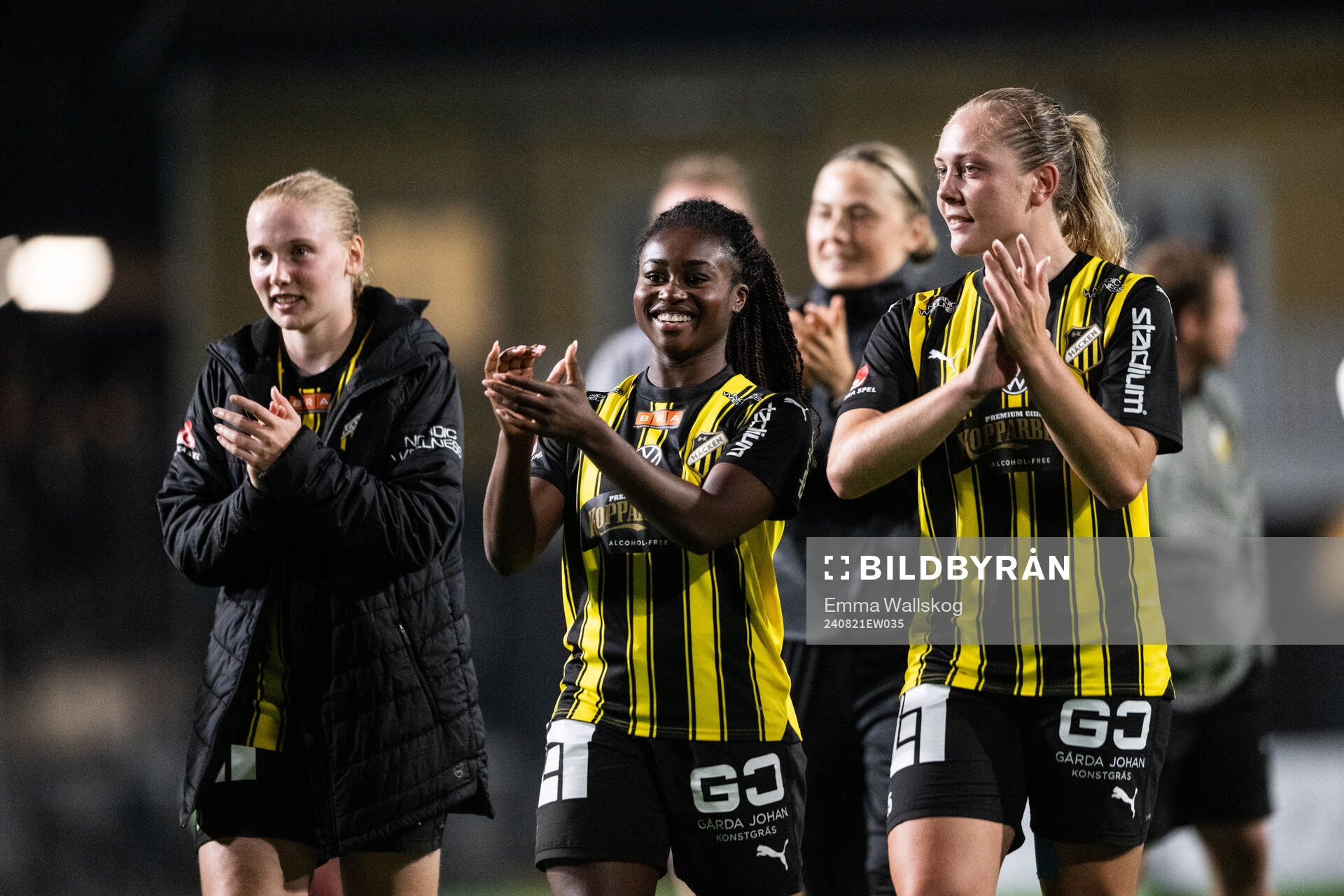 Häckens Johanna Fossdalsá Sørensen, Monica Jusu Bah och