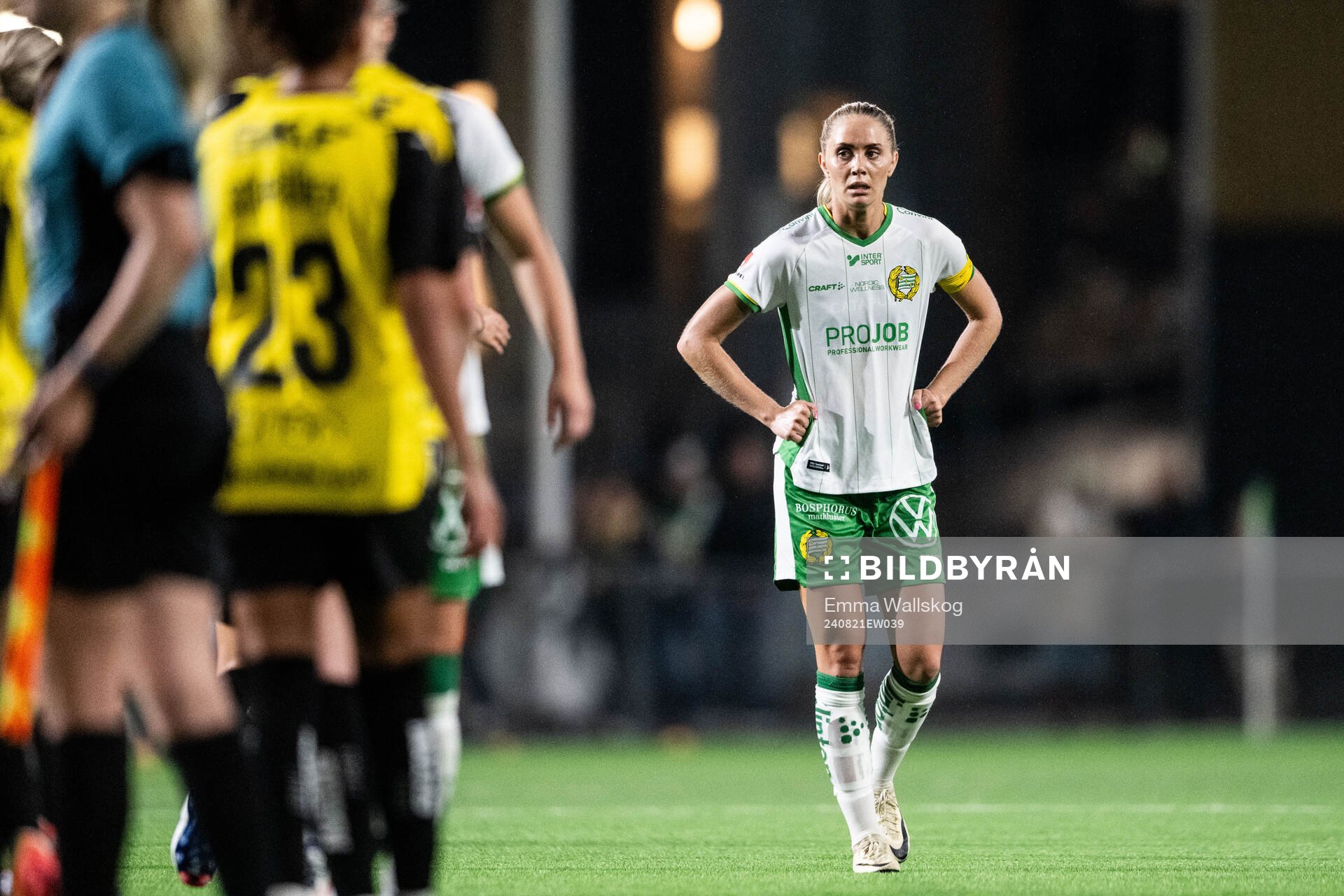 Hammarbys Alice Carlsson deppar