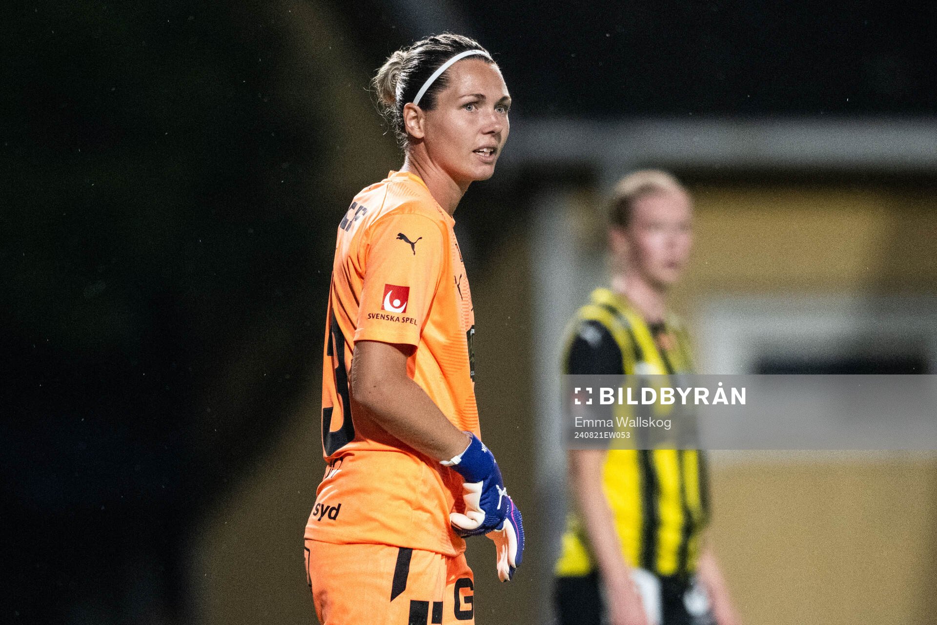 Häckens målvakt Jennifer Falk