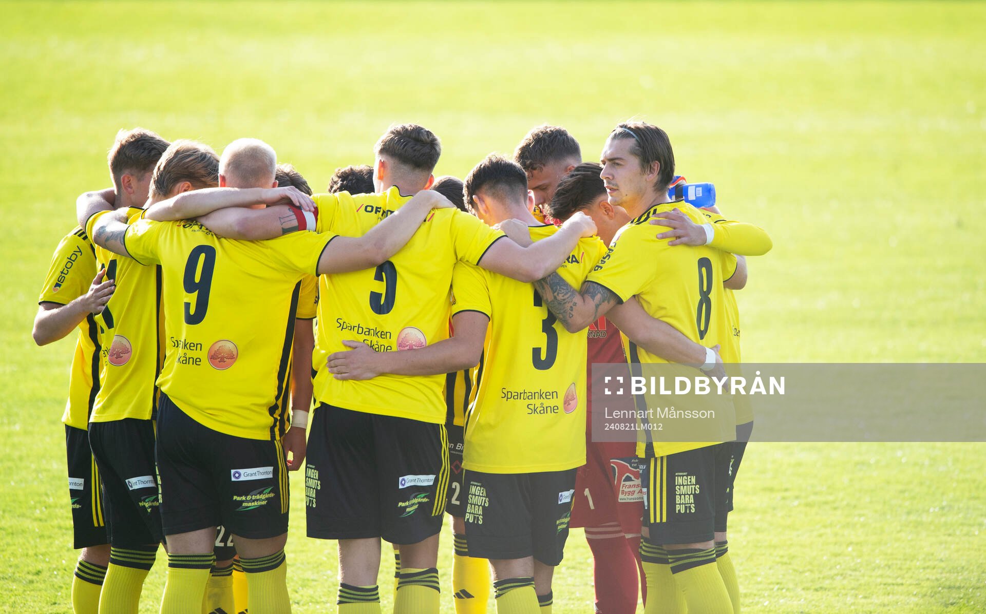 IFK Hässleholm laddar i matchen i Svenska Cupen mellan IFK