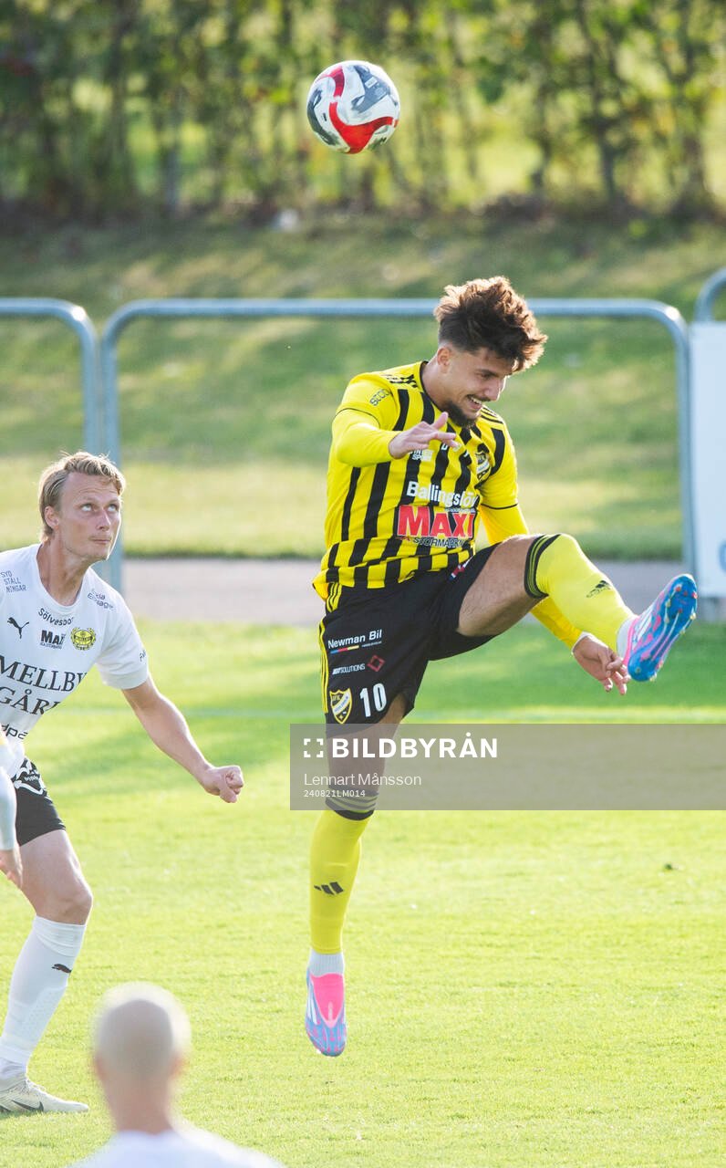 IFK Hässleholms Alen Zahirovic  i matchen i Svenska Cupen