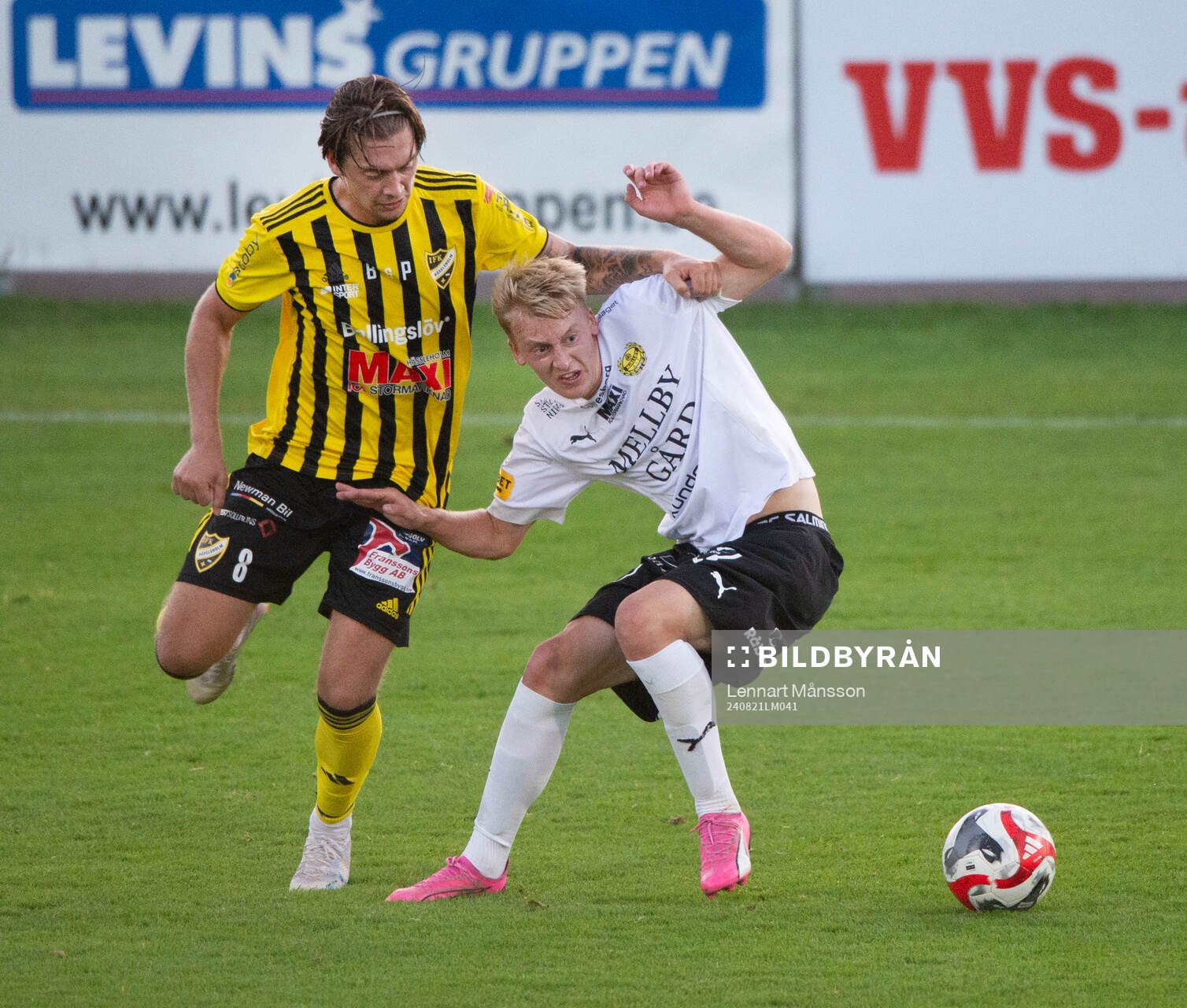 IFK Hässleholms Axel Winberg i matchen i Svenska Cupen