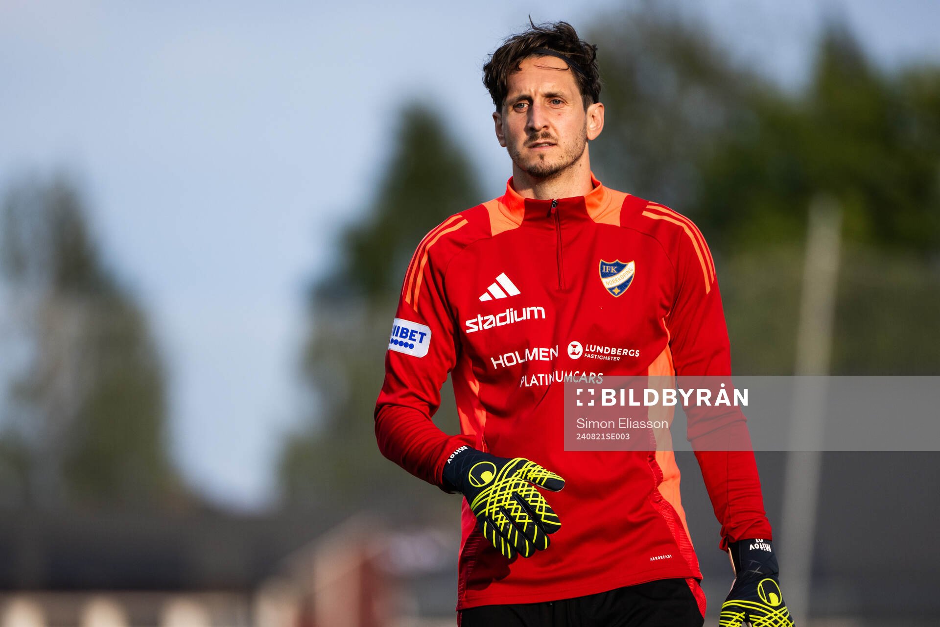 IFK Norrköpings målvakt David Mitov Nilsson