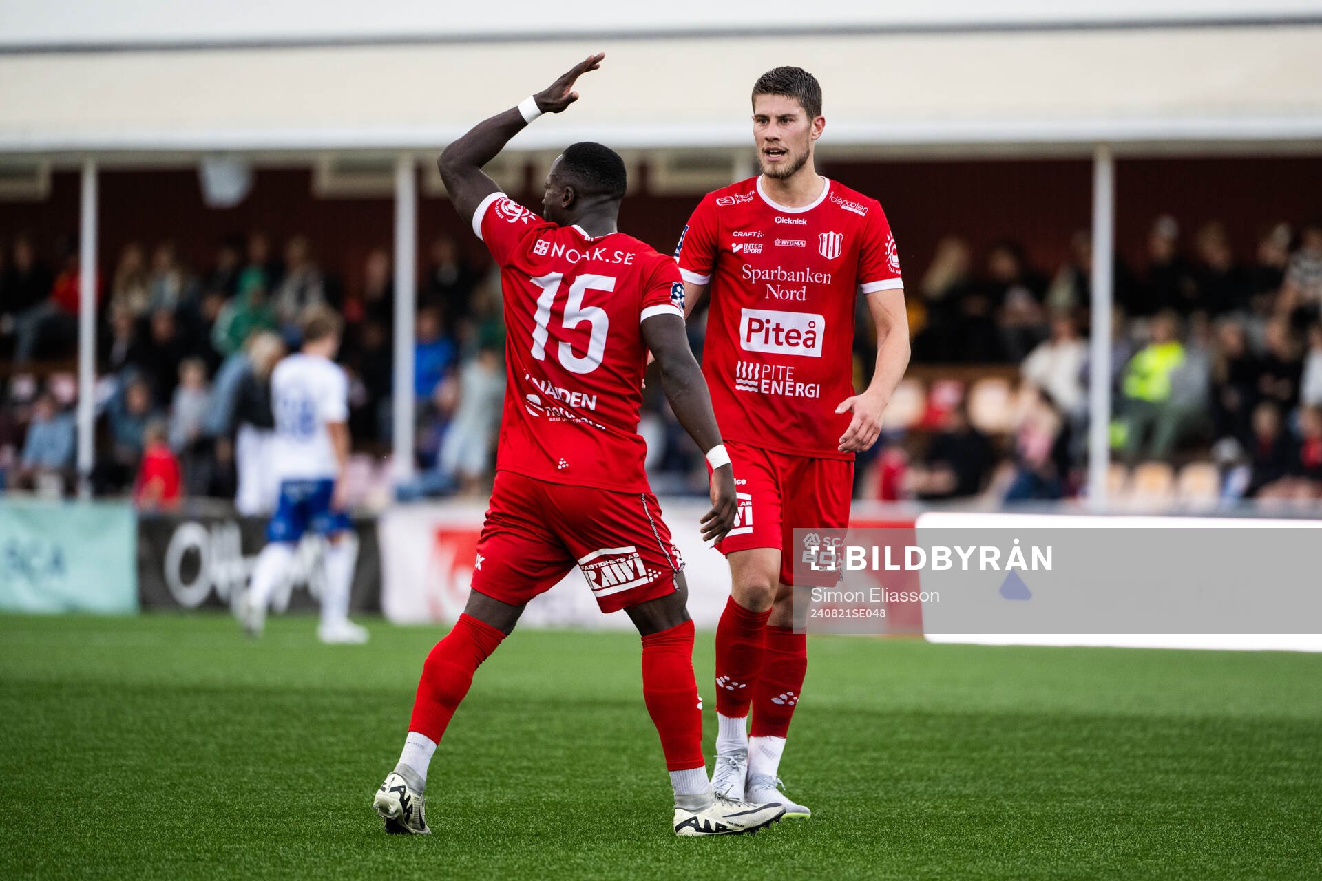 Piteås Kalebo Wimbabazi reagerar