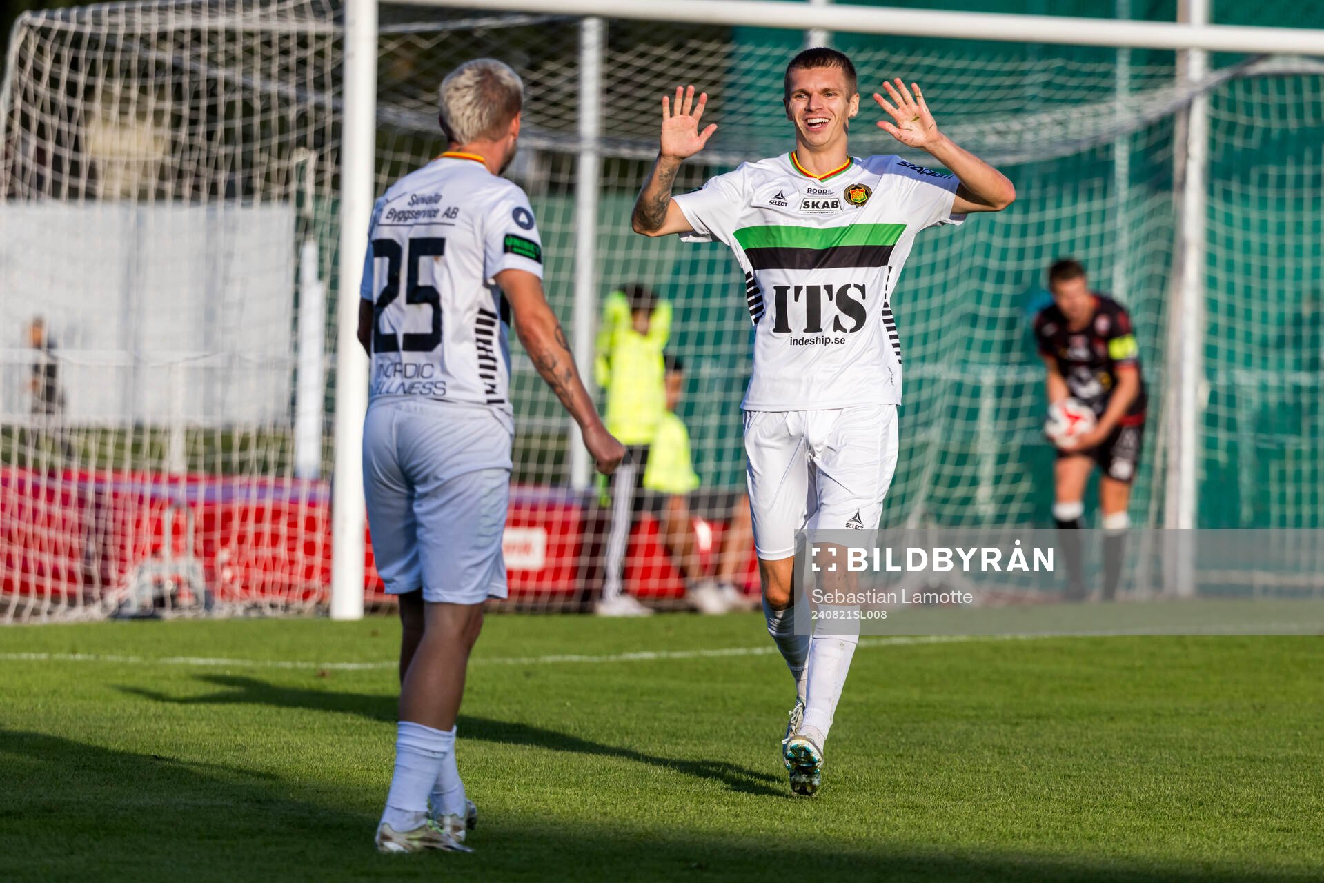 GAIS Lucas Hedlund jublar