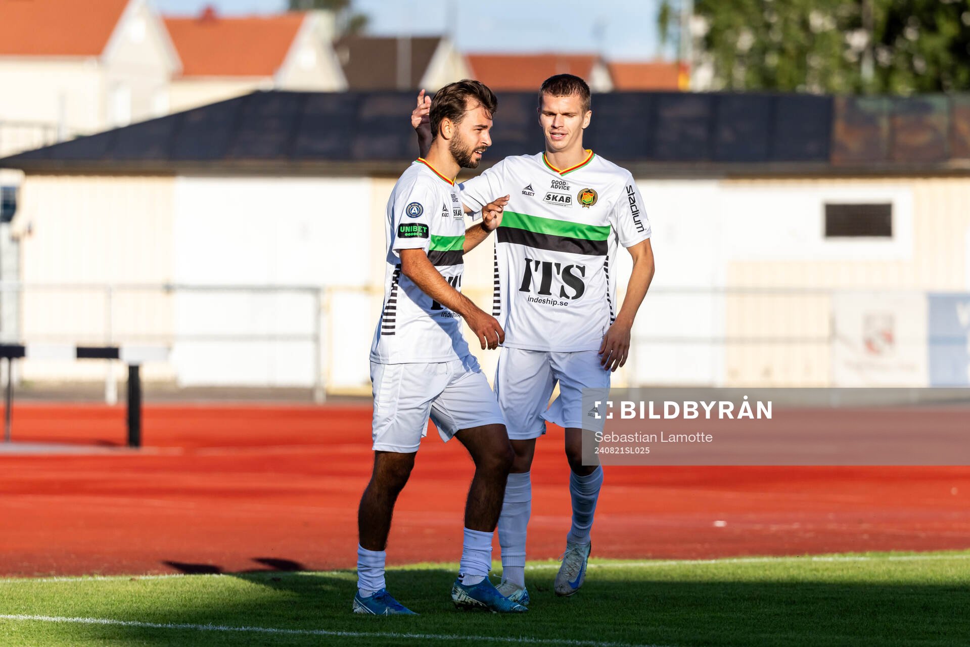 GAIS Edvin Becirovic har gjort 1-2 och jublar