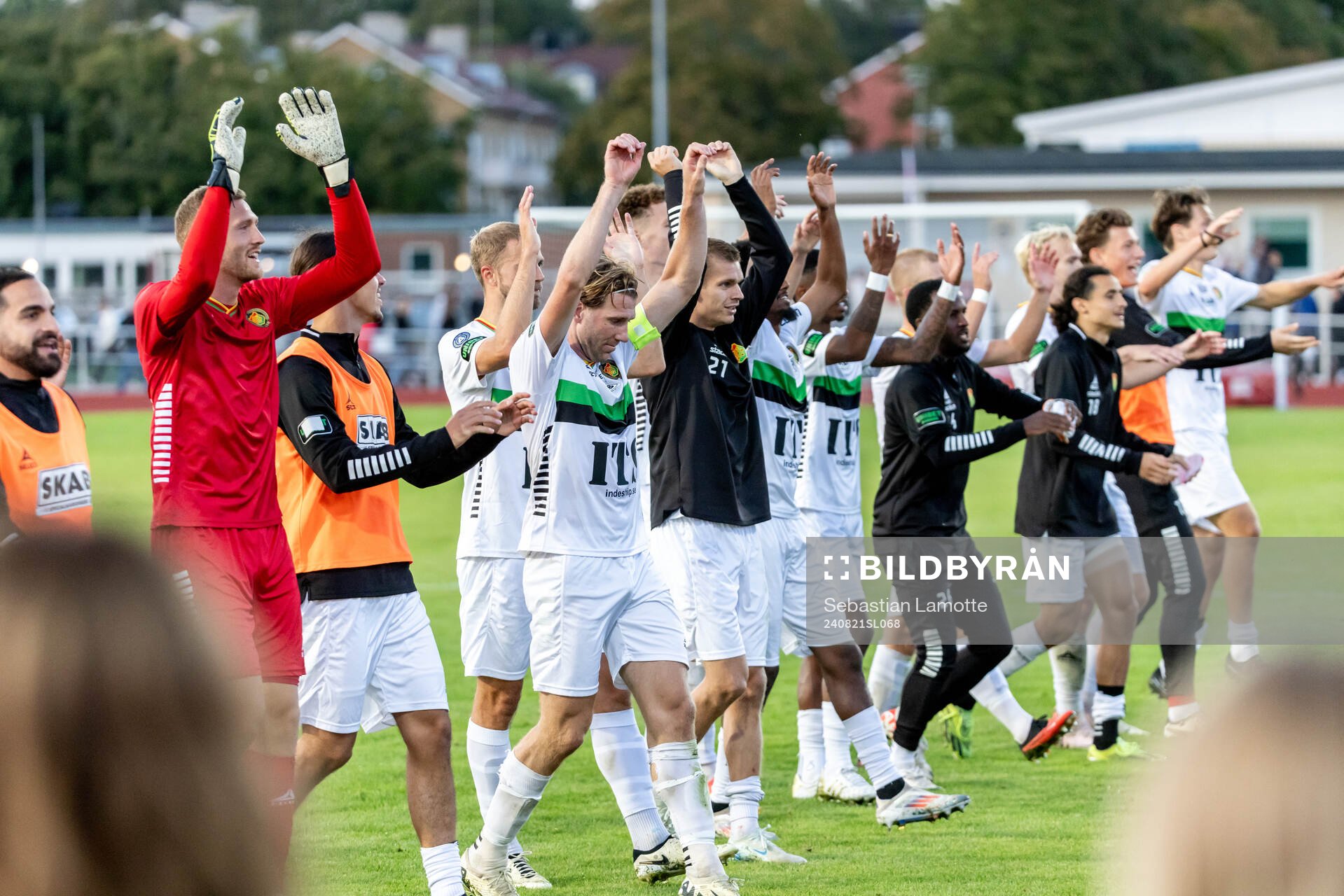 GAIS spelare jublar