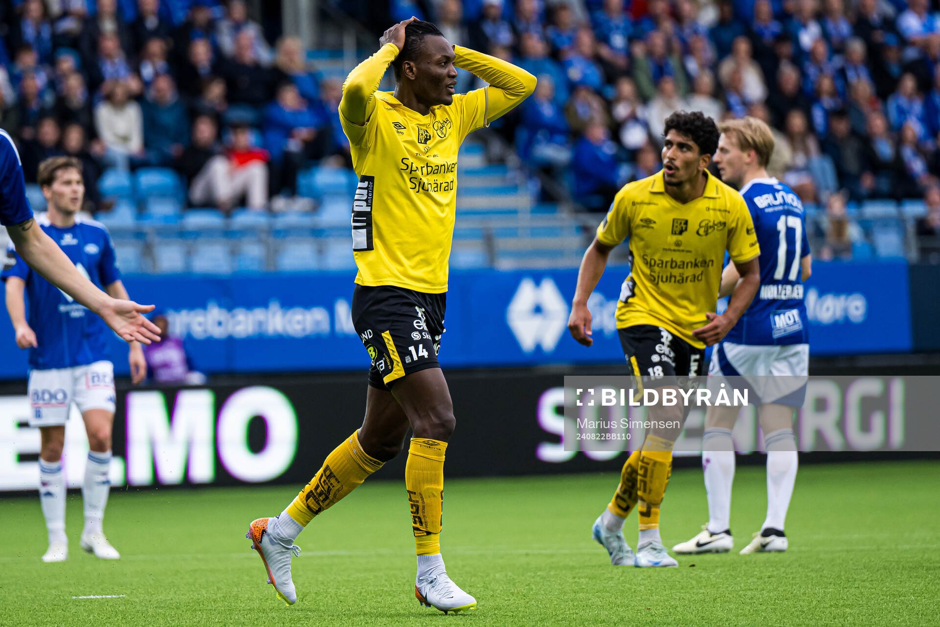 Jalal Abdullai of Elfsborg reacts