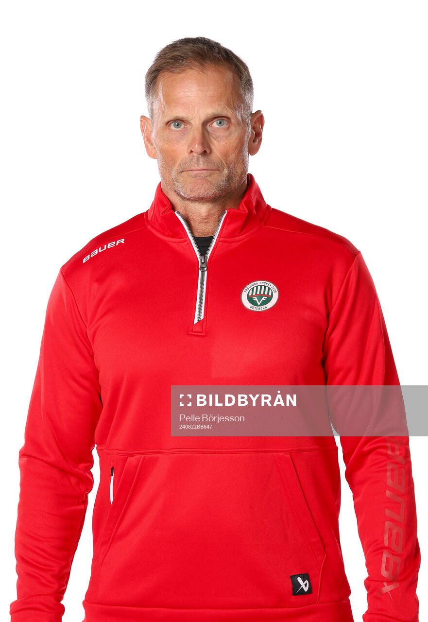 Frölundas fystränare Pär Edlund