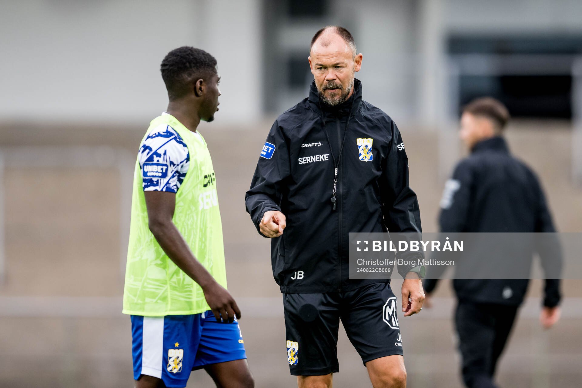 IFK Göteborgs Abundance Salaou och assisterande tränare
